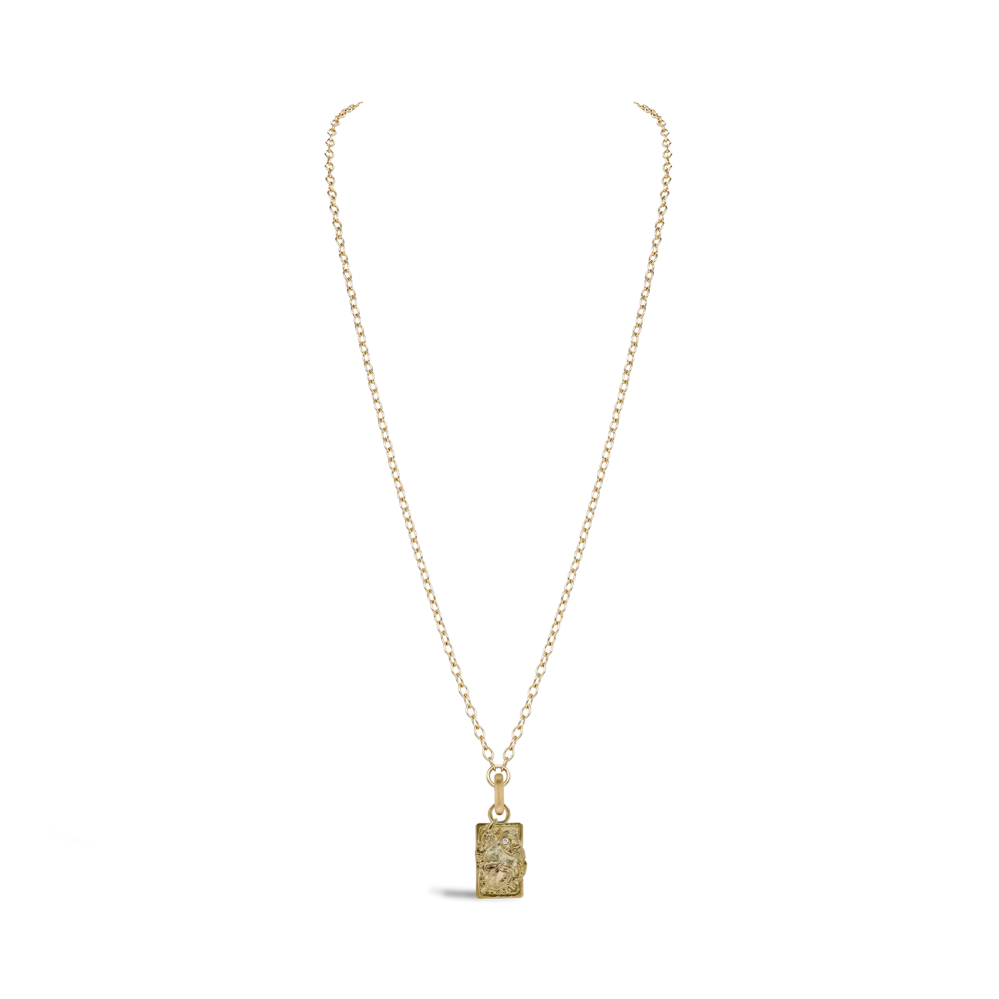 Zodiac Diamond Cancer Pendant Charm Brilliant Cut, Rubover Set_3