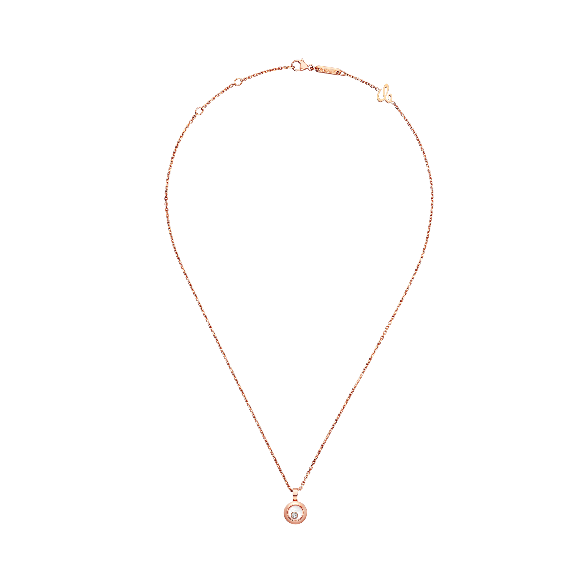 Chopard Happy Diamonds Pendant Brilliant Cut, Rub Over Set_1