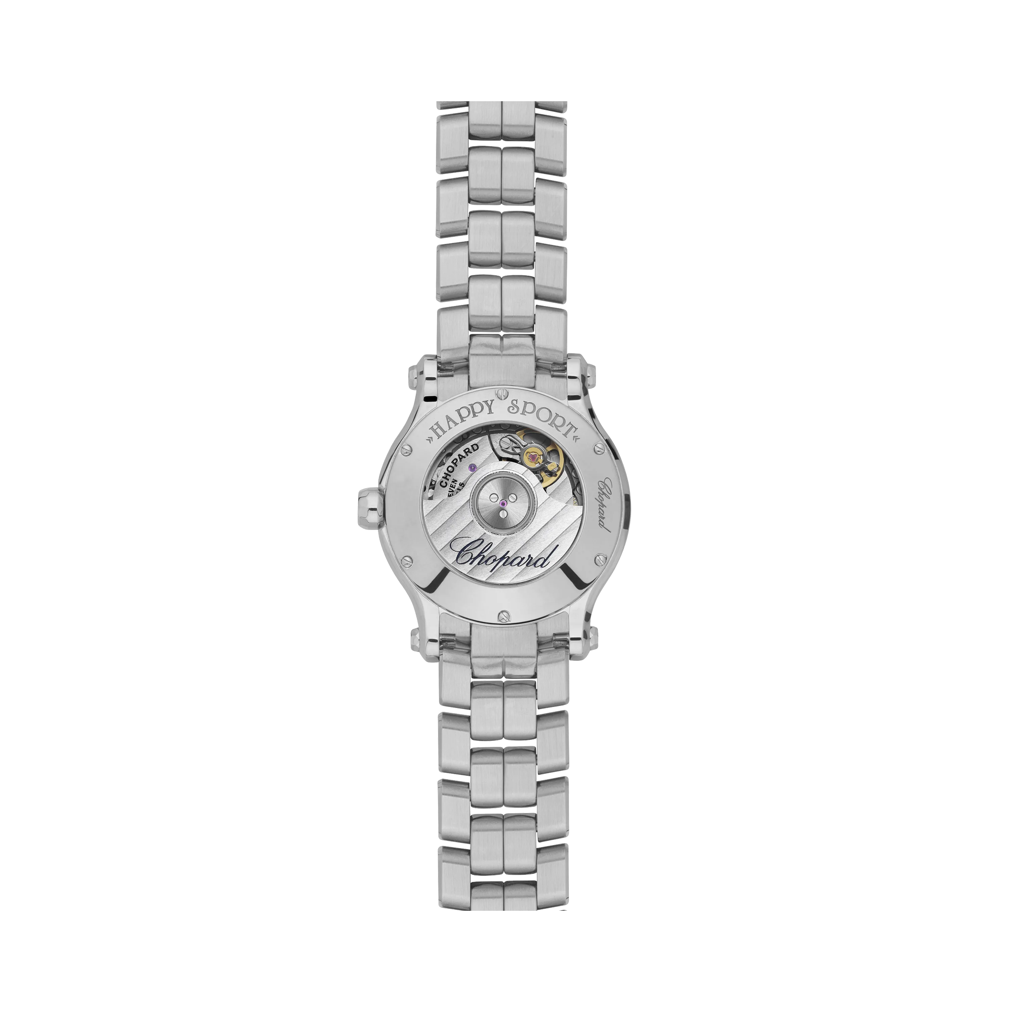 Chopard Happy Sport 30mm, Silver Dial, Roman and Baton Numerals_3