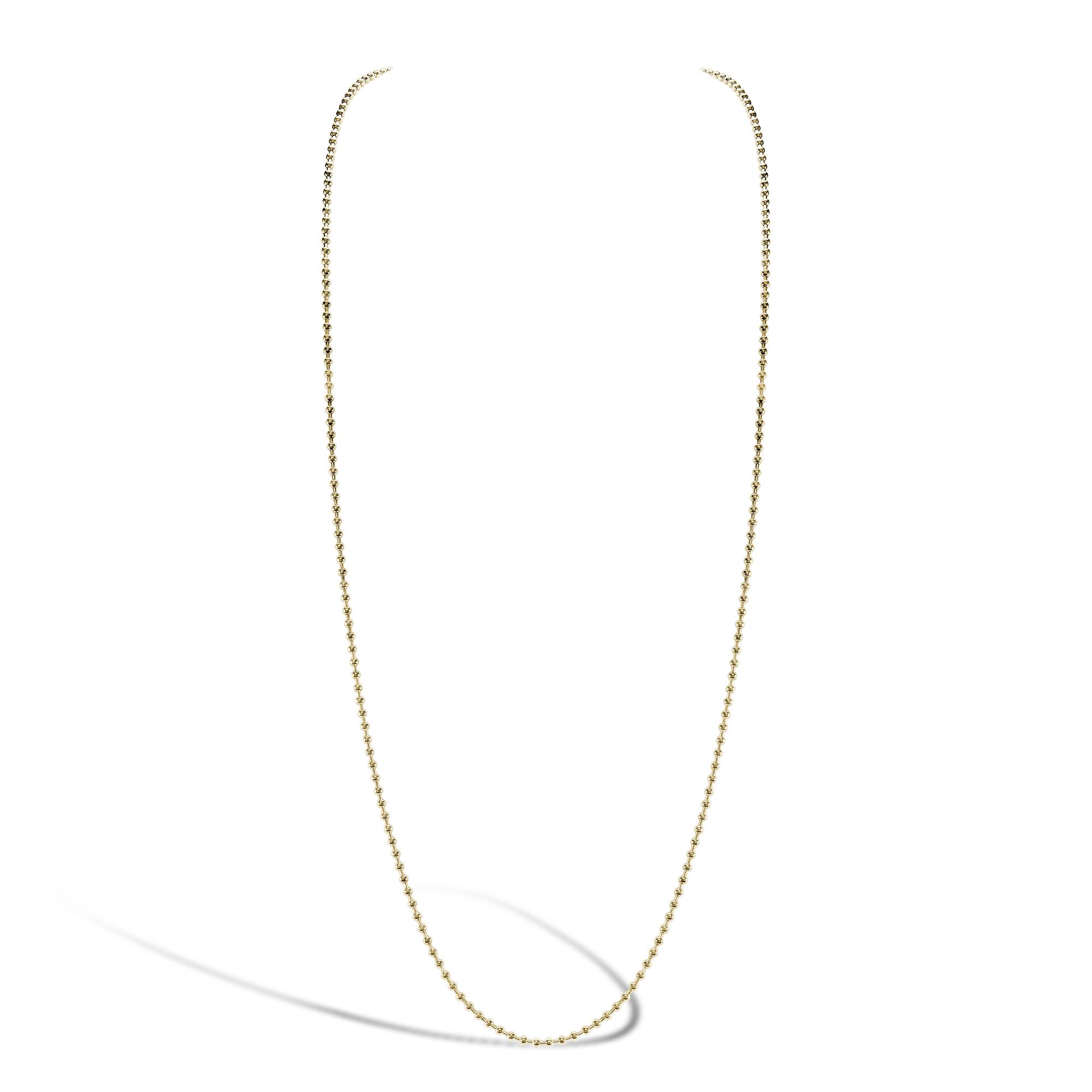 Bohemia Long Gold Necklace _2