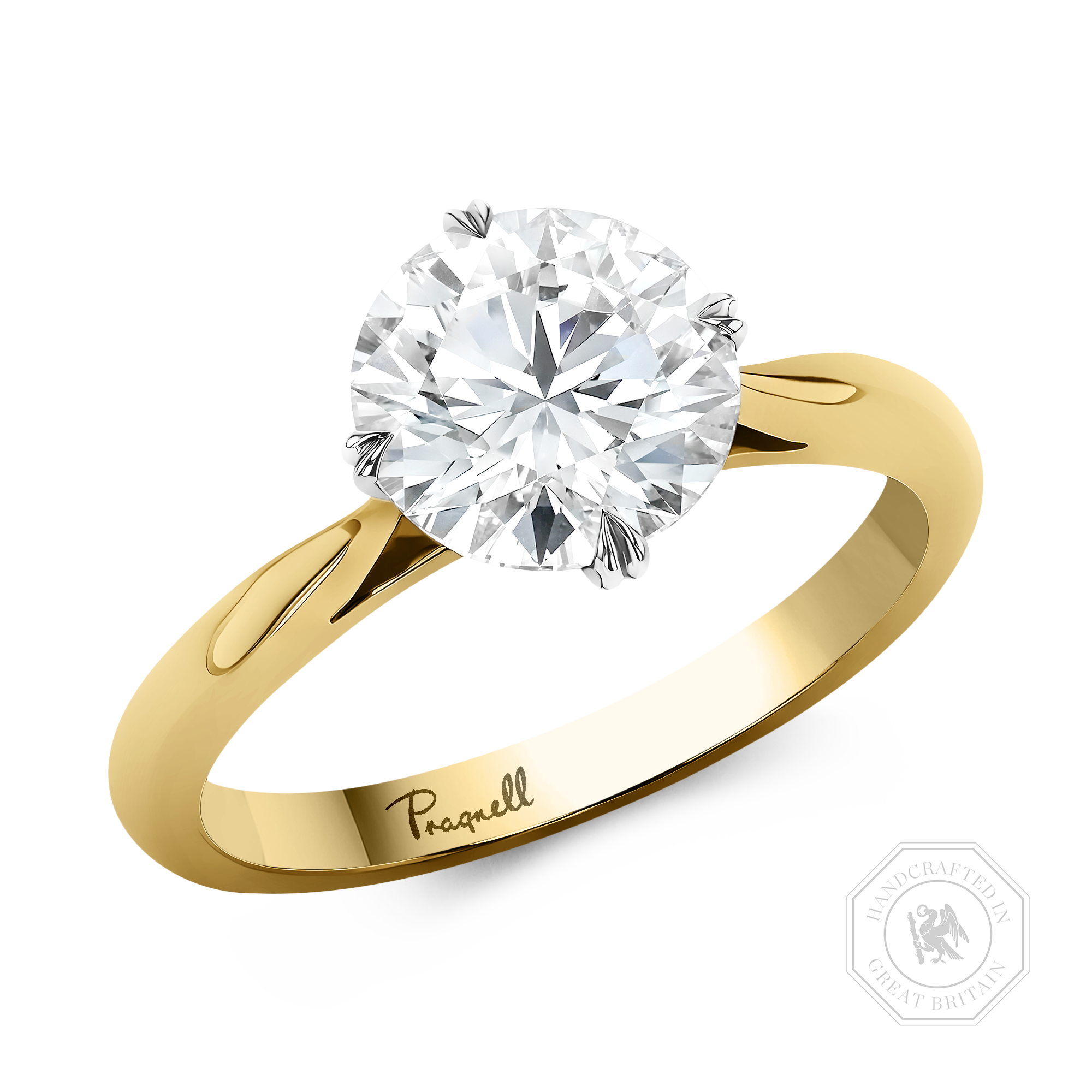 Windsor 2.27ct Brilliant Cut Diamond Ring Brilliant cut, Claw set_1