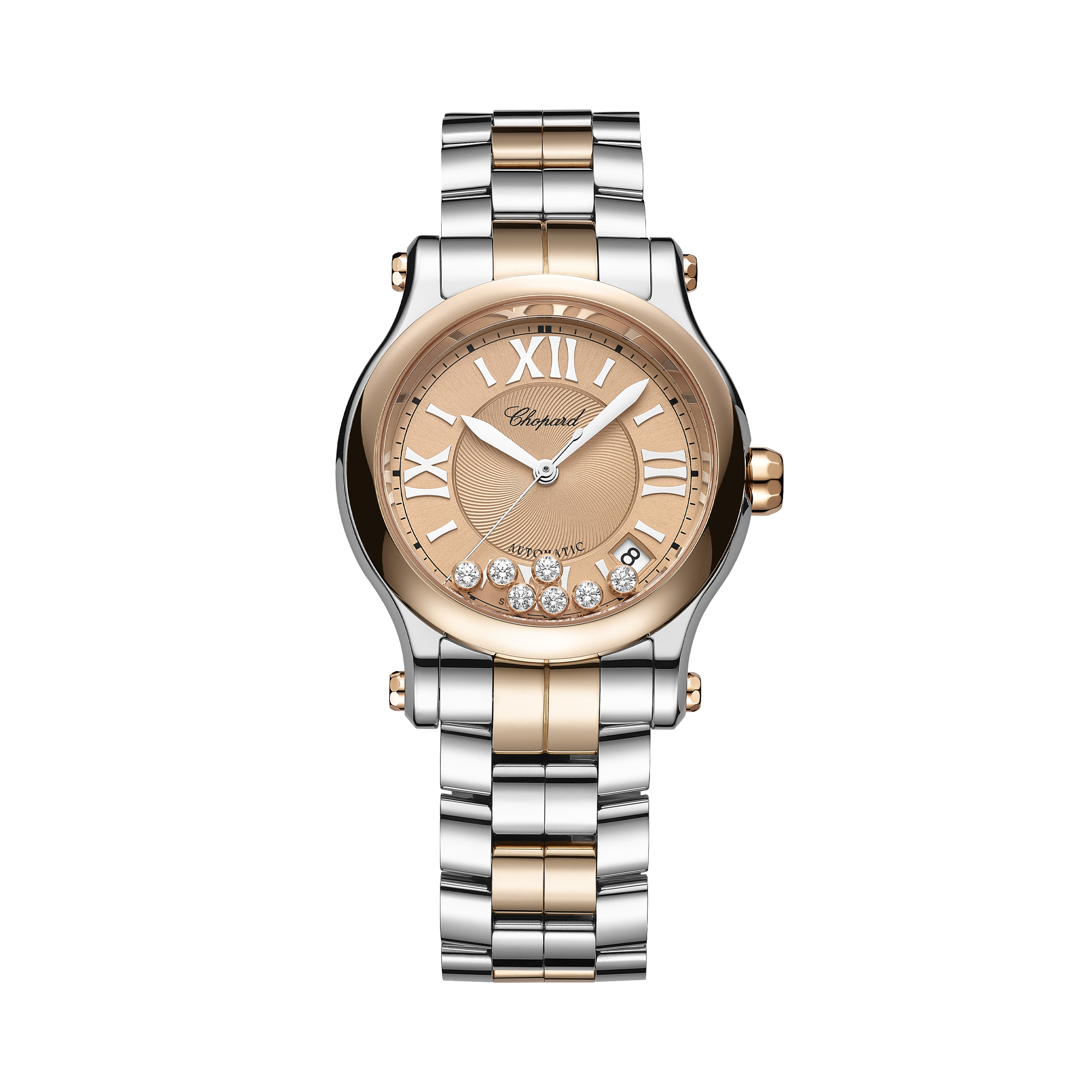 Chopard Happy Sport 36mm, Copper Dial, Roman/Baton Numerals_1
