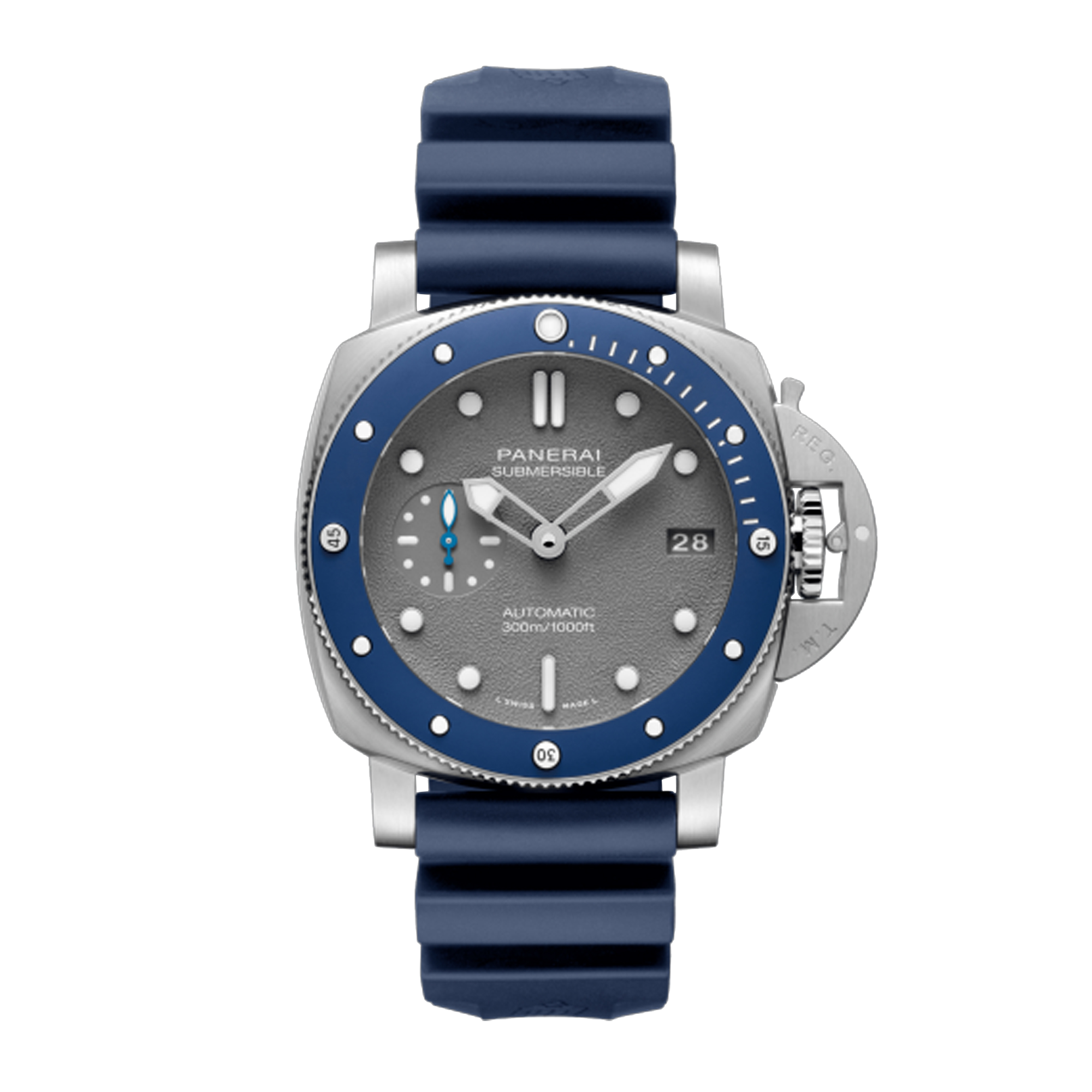 Submersible - 42mm Grey Dial, Baton Numerals_1