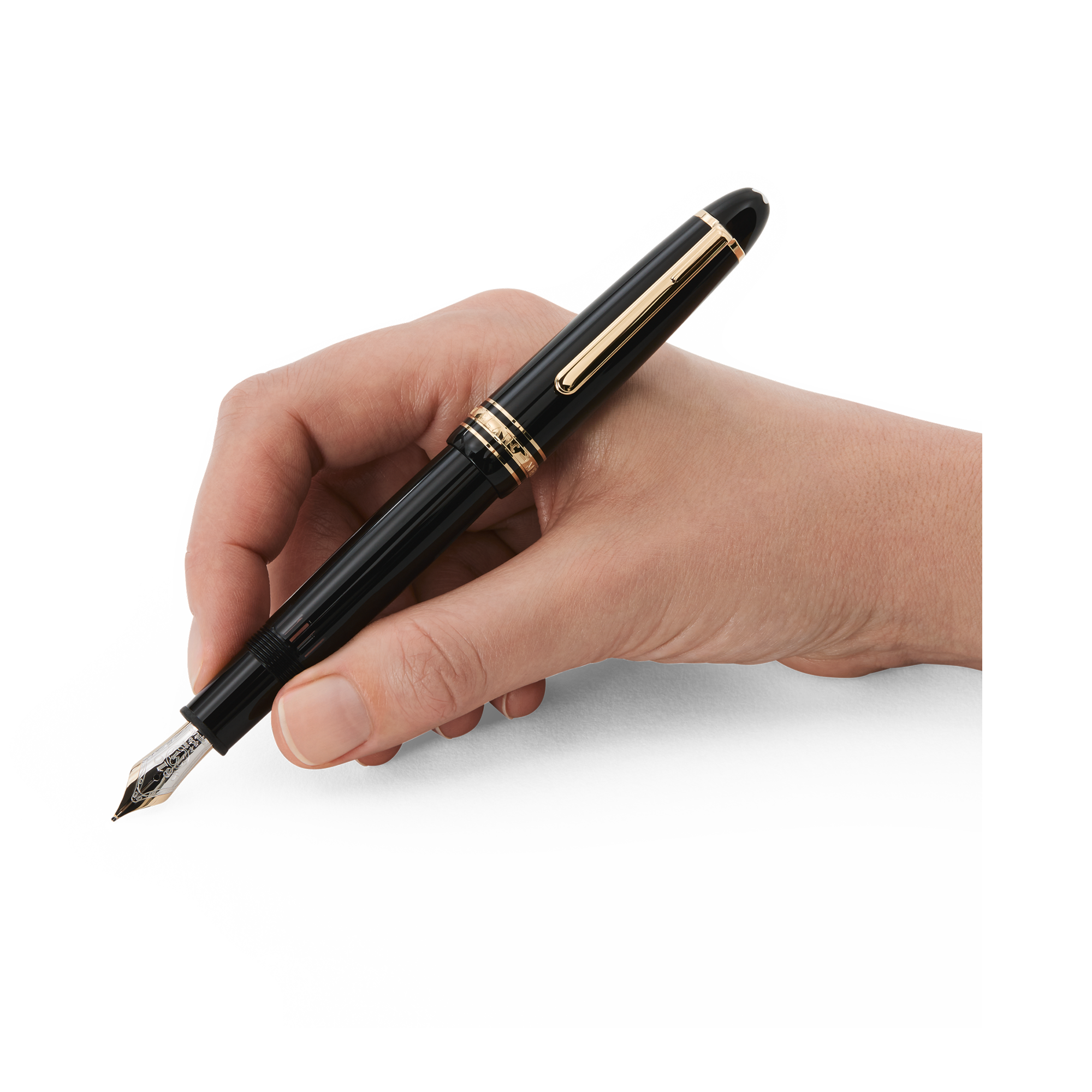 Montblanc Meisterstück Gold-Coated LeGrand Fountain Pen Size M , 13661_10