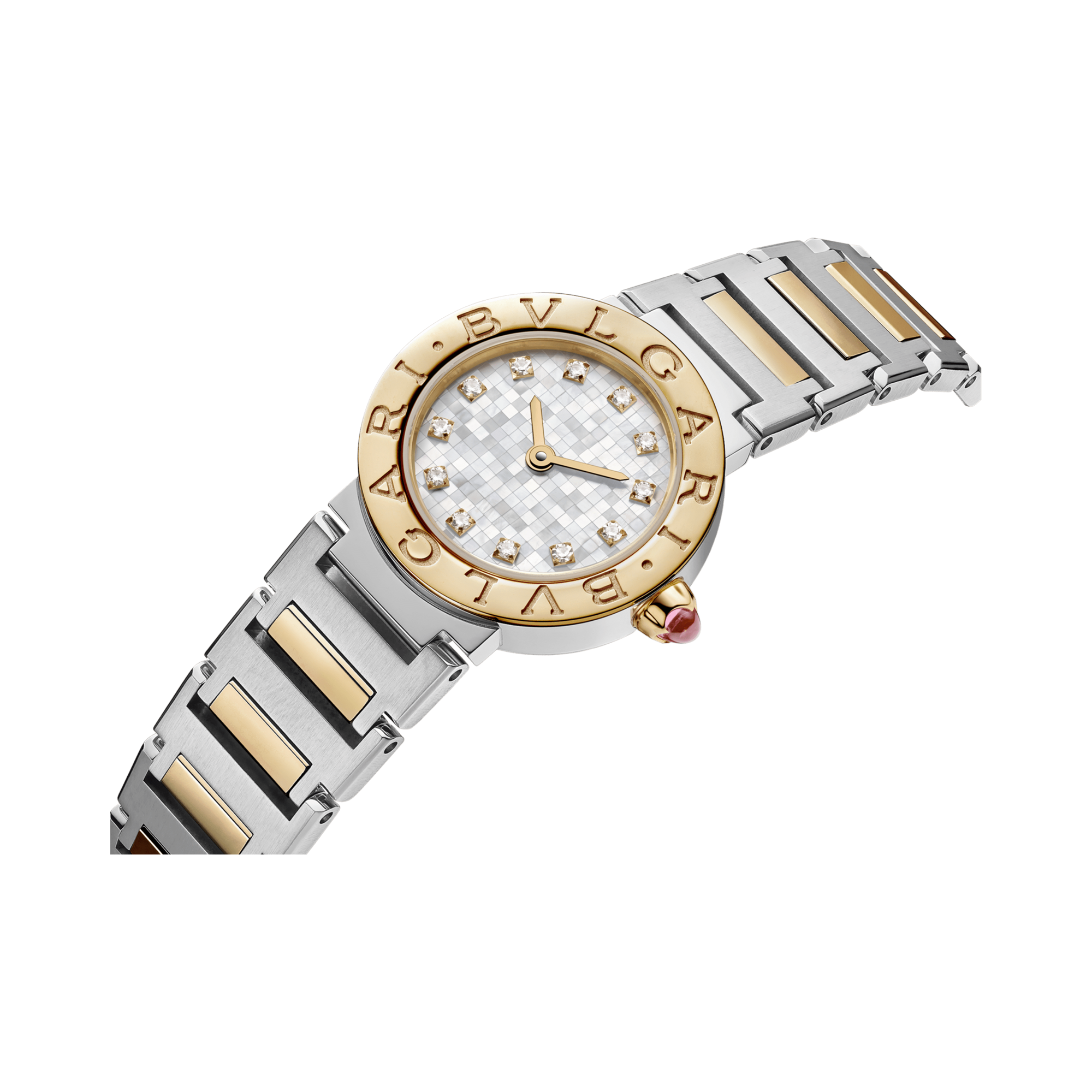 Bulgari Bulgari 23mm Mother of Pearl Diamond set Dial_2