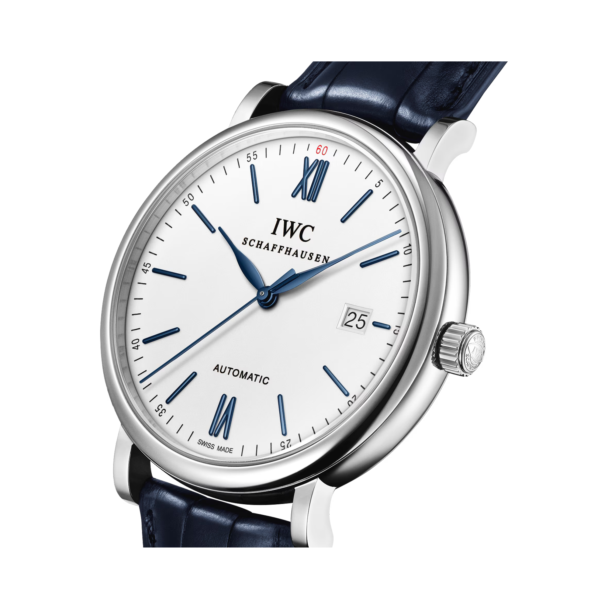 IWC Portofino 40mm, Silver Dial, Roman/Baton Numerals_3