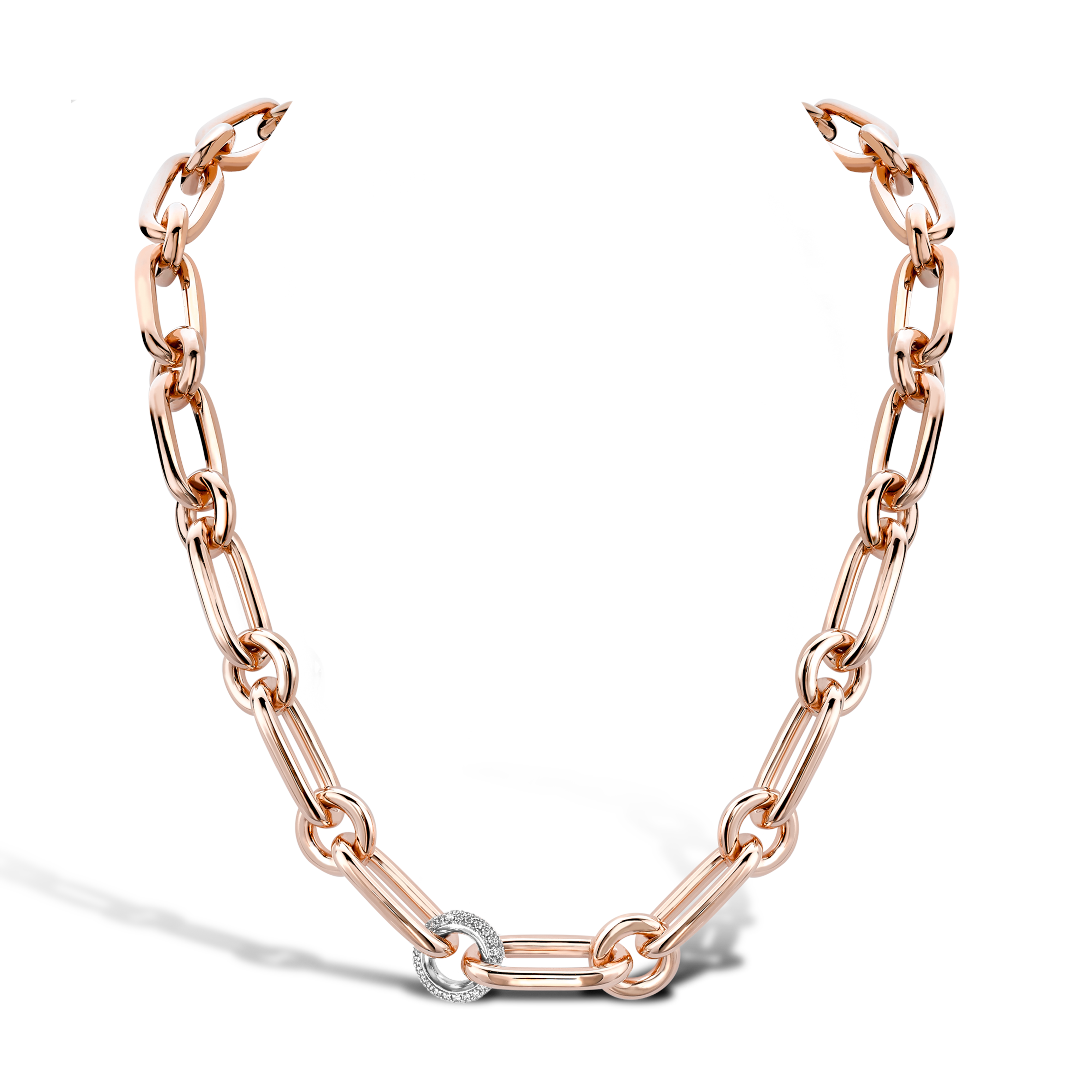 Havana Diamond Chain Necklace Brilliant Cut, Pave_1