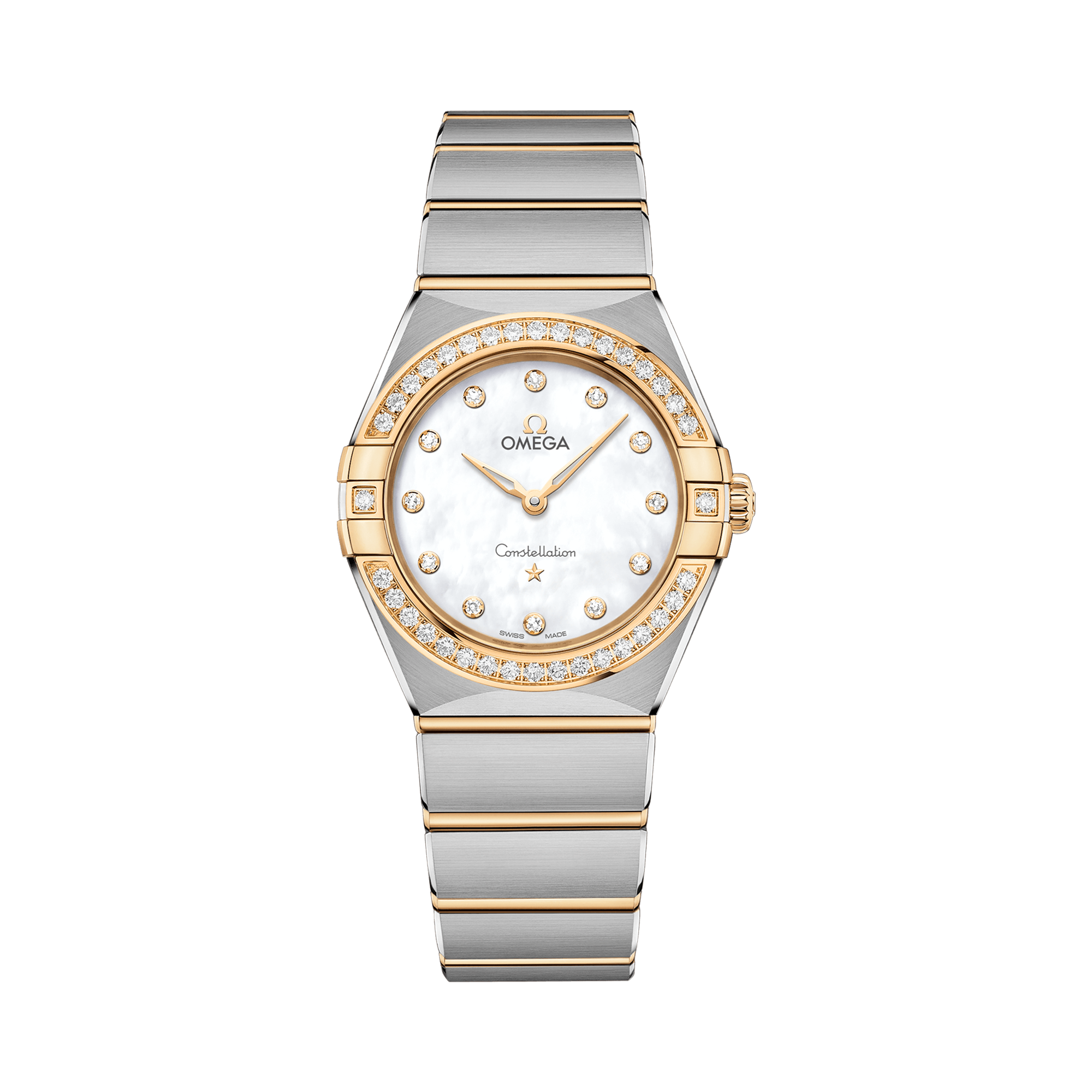 OMEGA Constellation 28mm, Mother of Pearl dial, Diamond numerals_1