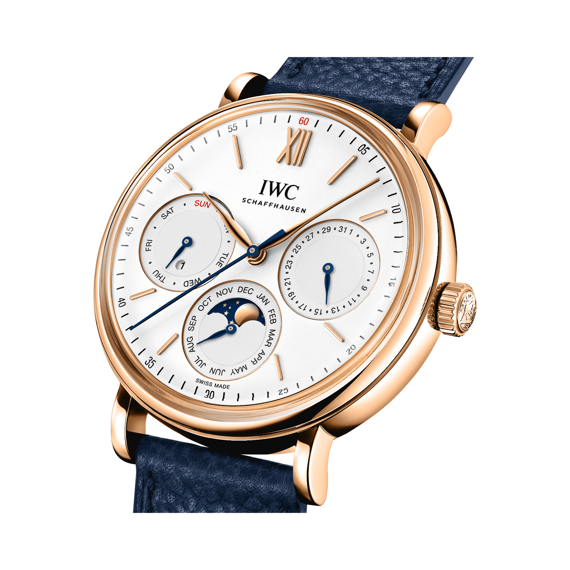 IWC Portofino Perpetual Calendar 40mm, White Dial, Baton/Roman Numerals_3