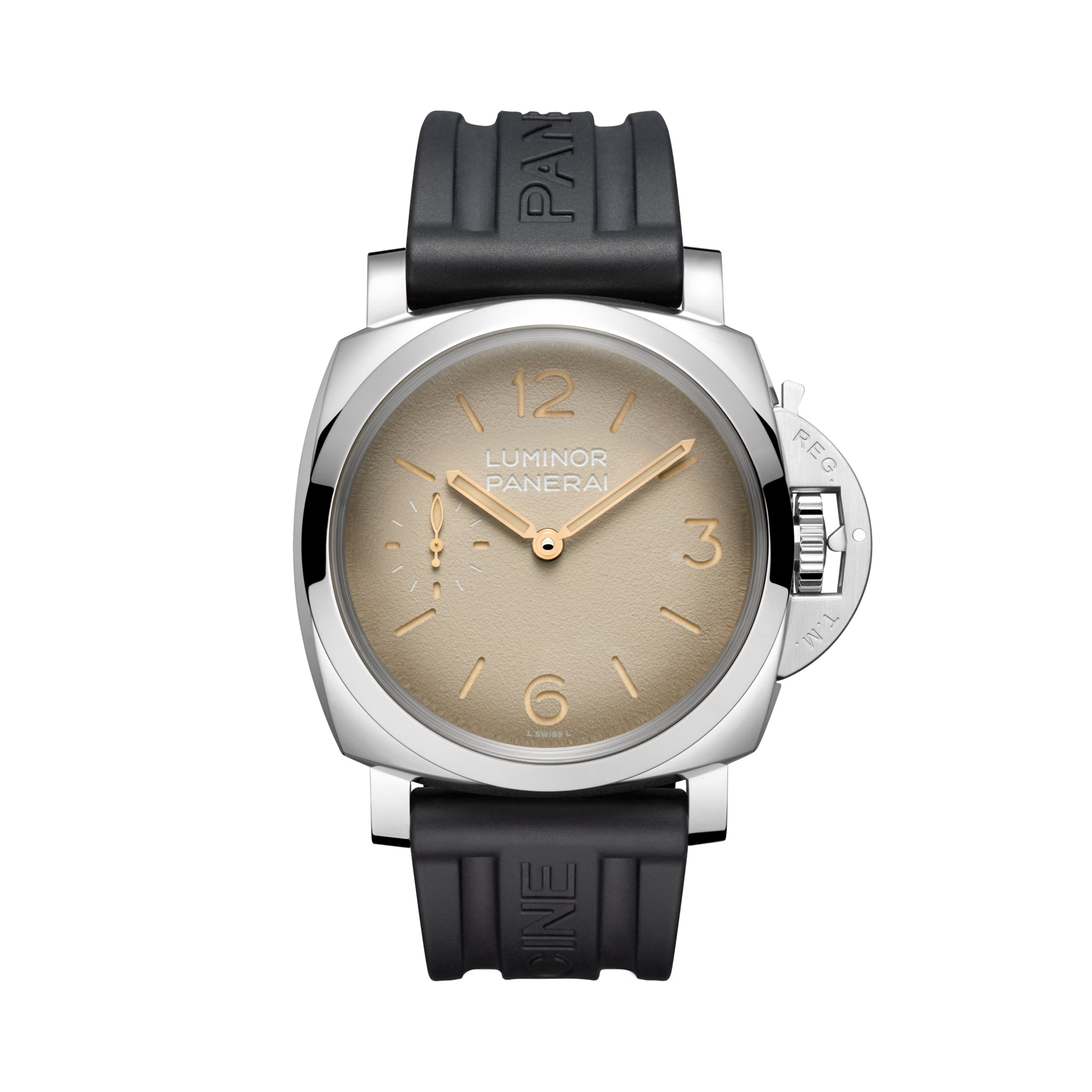 Panerai Luminor 47mm, Beige Dial, Arabic/Baton Numerals_5