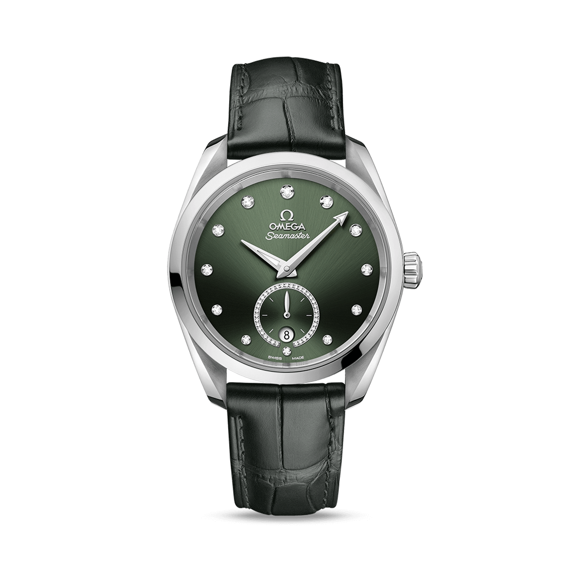 OMEGA Aqua Terra 150M 38mm, Green Dial, Diamond Numerals_1