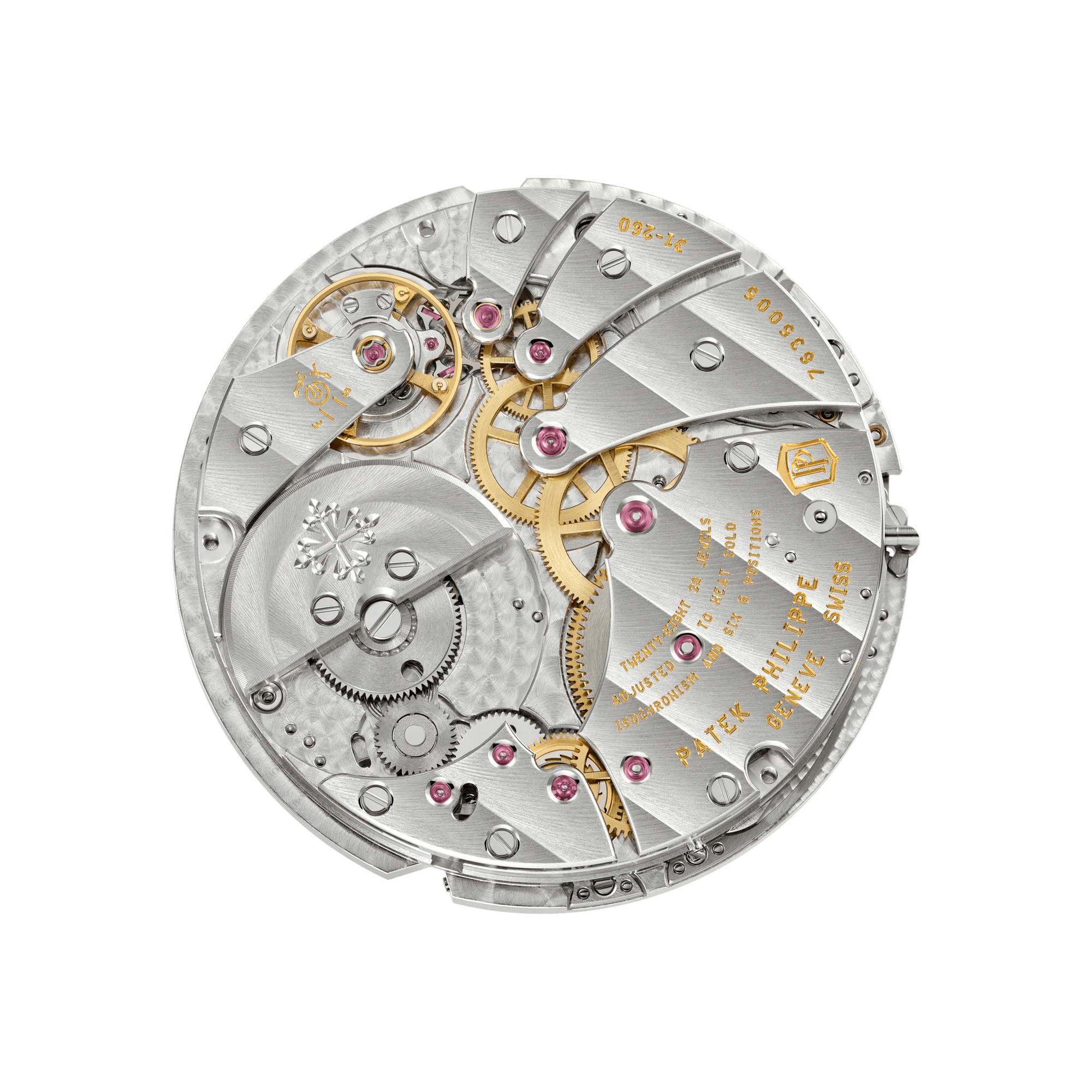 Patek Philippe Calatrava 39mm, Rose Dial, Baton Numerals_6