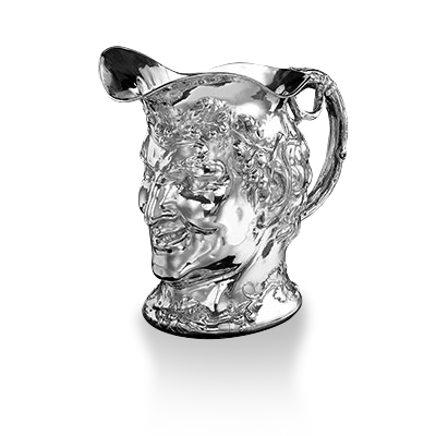 Silver Victorian Satyr Head Jug Hallmarked Chester_1