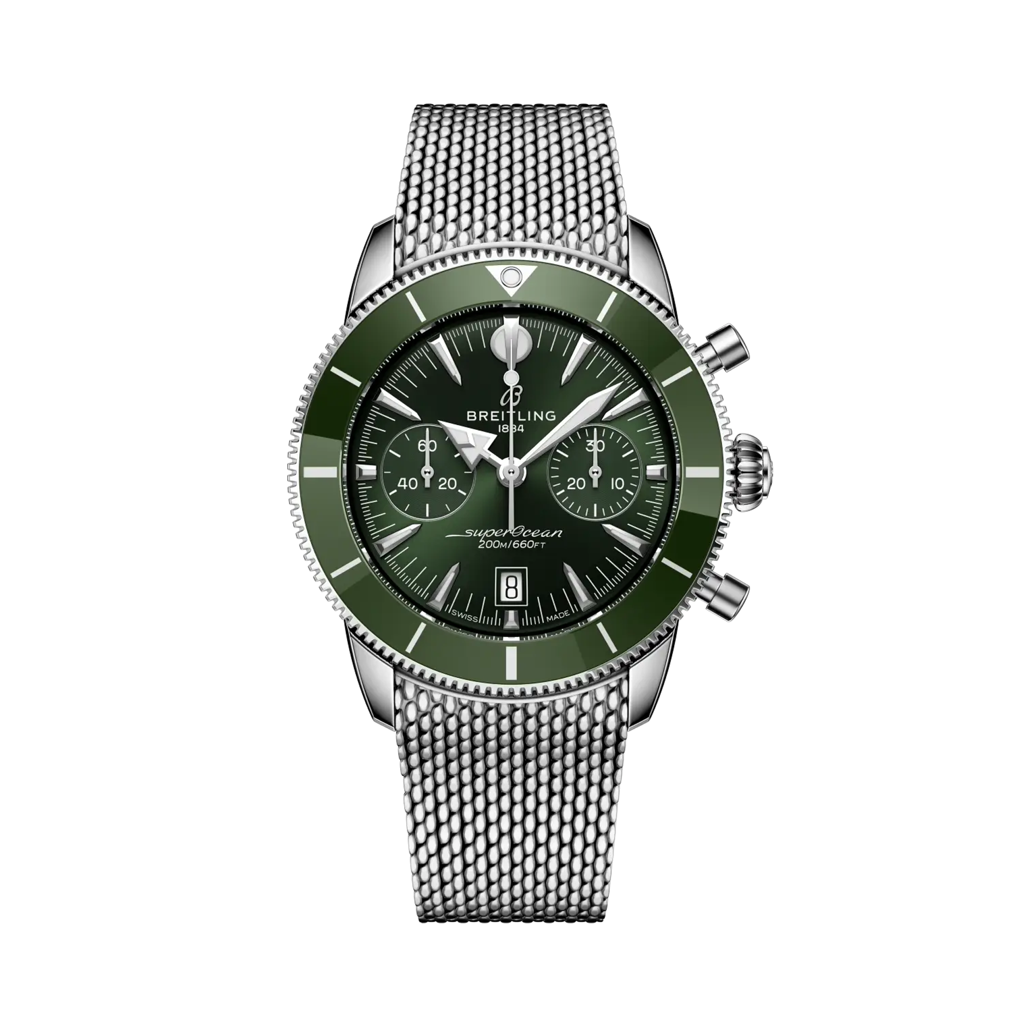 Breitling Superocean Heritage Chronograph 42 44mm, Silver Dial, Baton Numeral_1