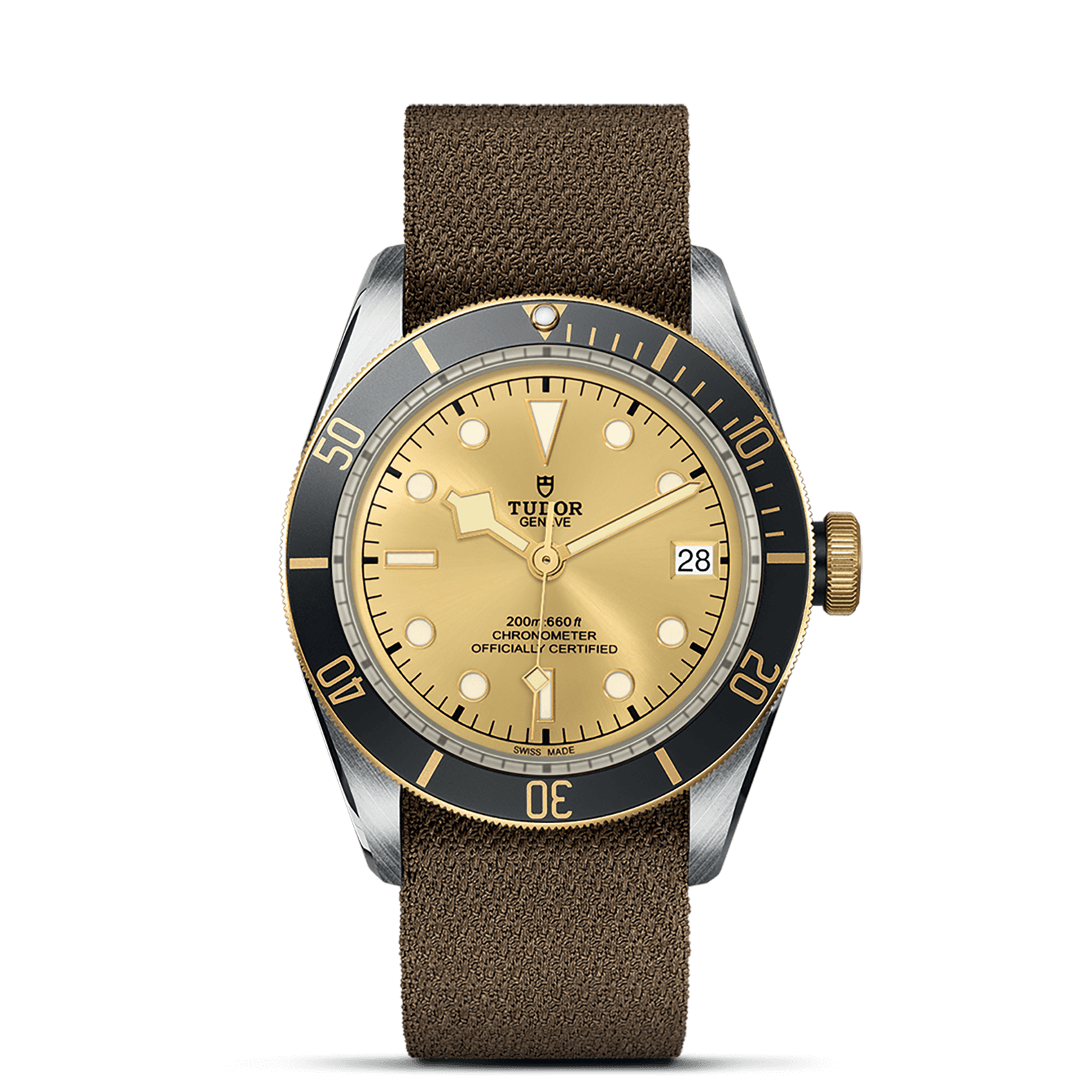 Tudor Black Bay S&G 41mm. Gold Dial. Baton Numerals_1