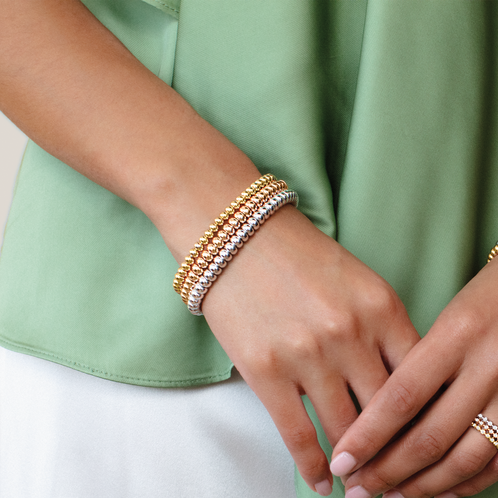 Bohemia Large Rondell Expandable Bracelet _10