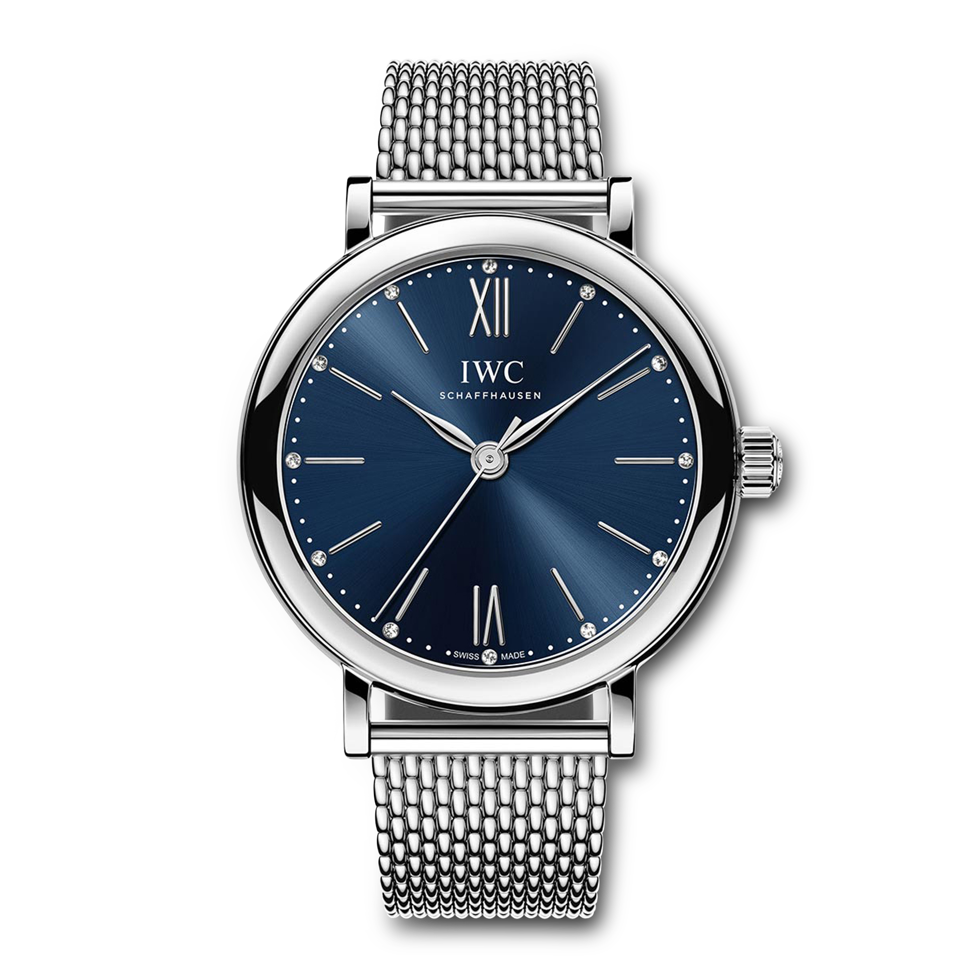 IWC Portofino Automatic 34 34mm, Blue Dial, Diamond Numerals_1