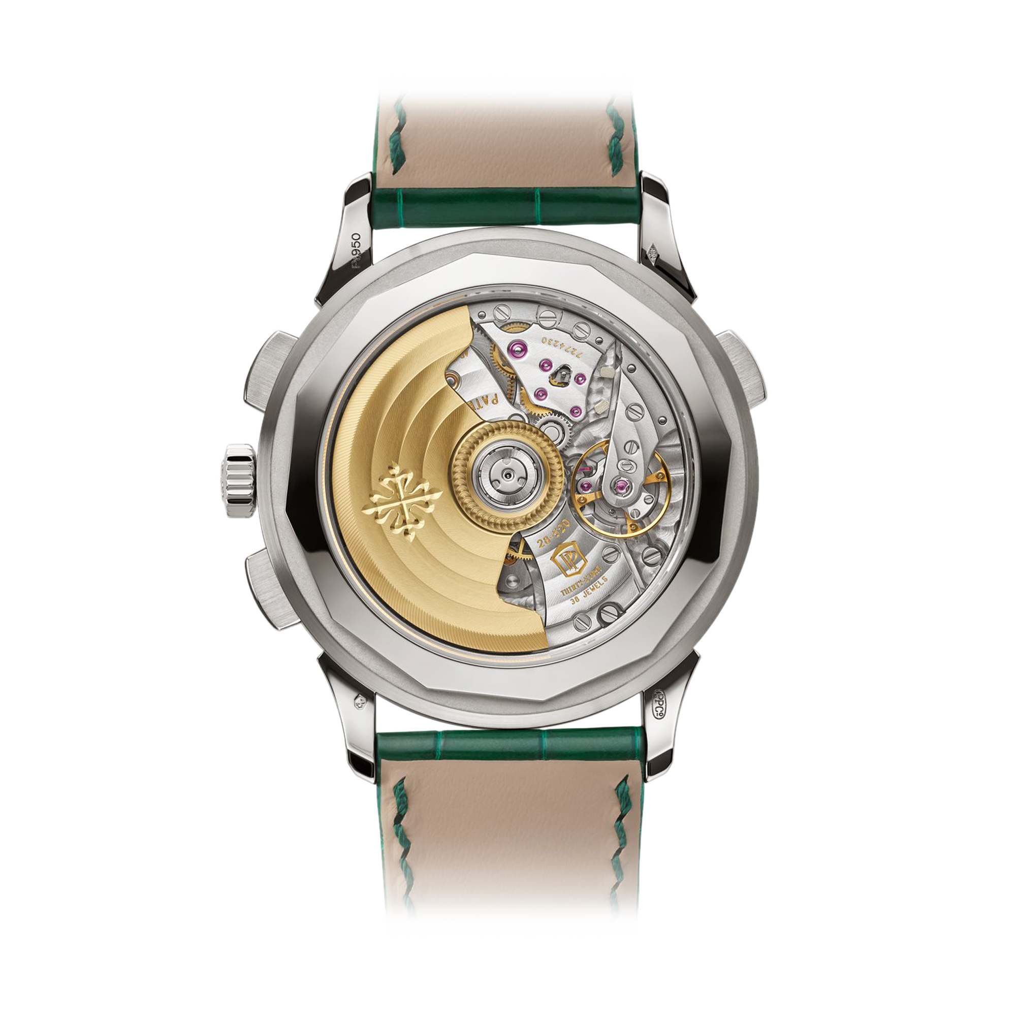 Patek Philippe Complications 42mm, Green Dial, Baton Numerals_2