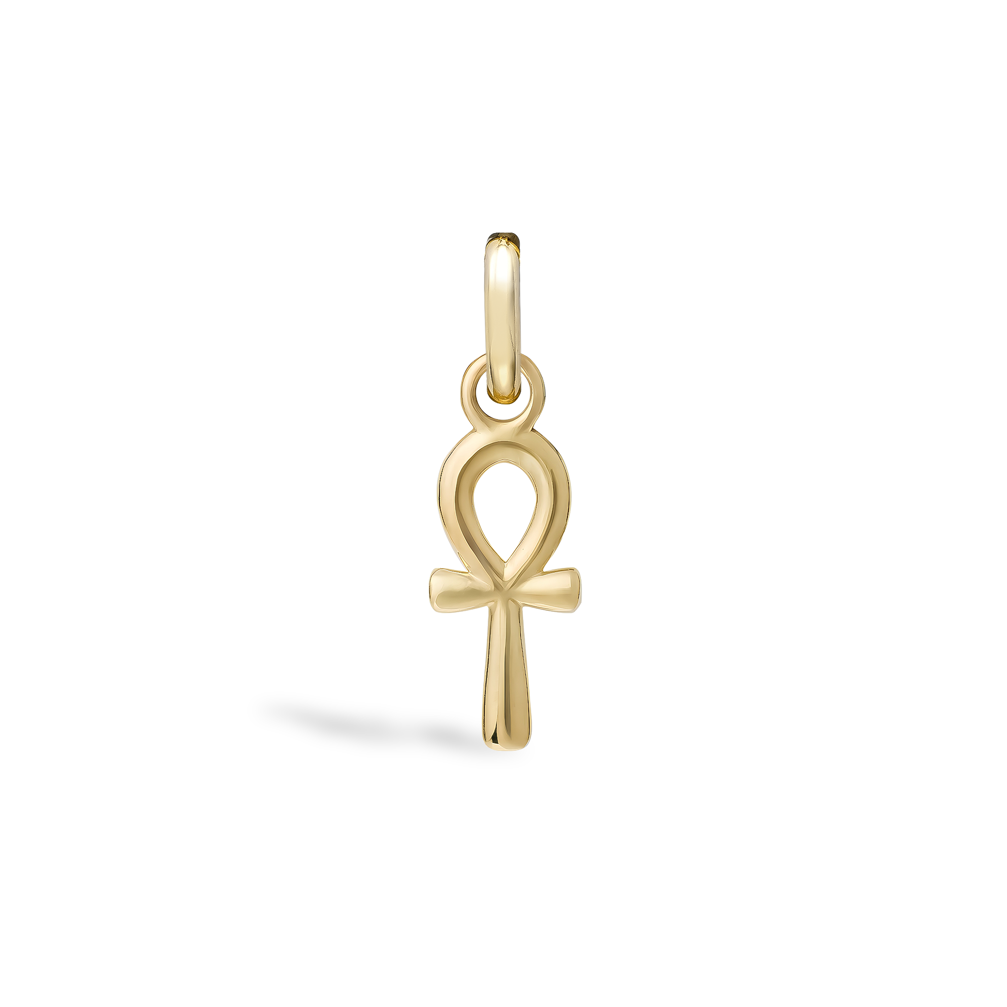 Ankh Cross Polished
Gold Pendant Charm _1