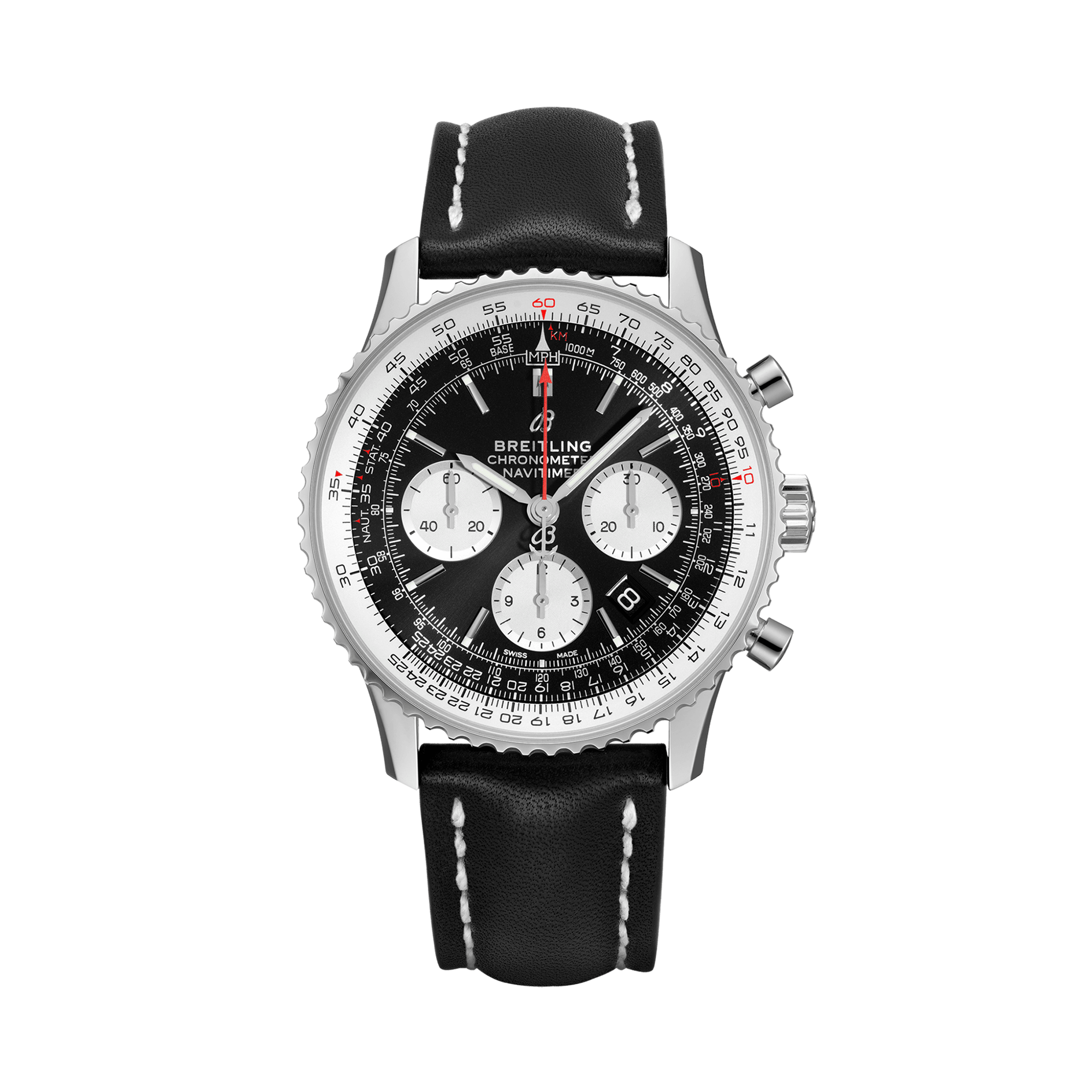 Breitling Navitimer B01 Chronograph 43 43mm, Black Dial, Baton Numerals_1