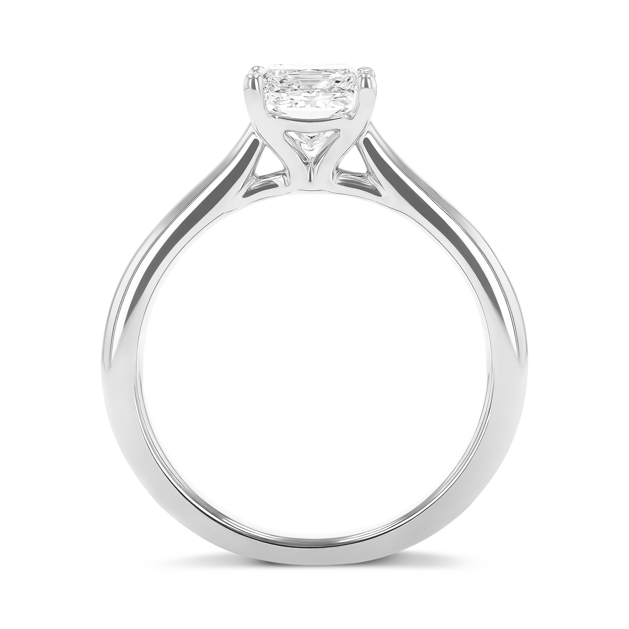 Gaia 0.40ct Princess Cut Diamond Ring Princess Cut, Claw Set_3