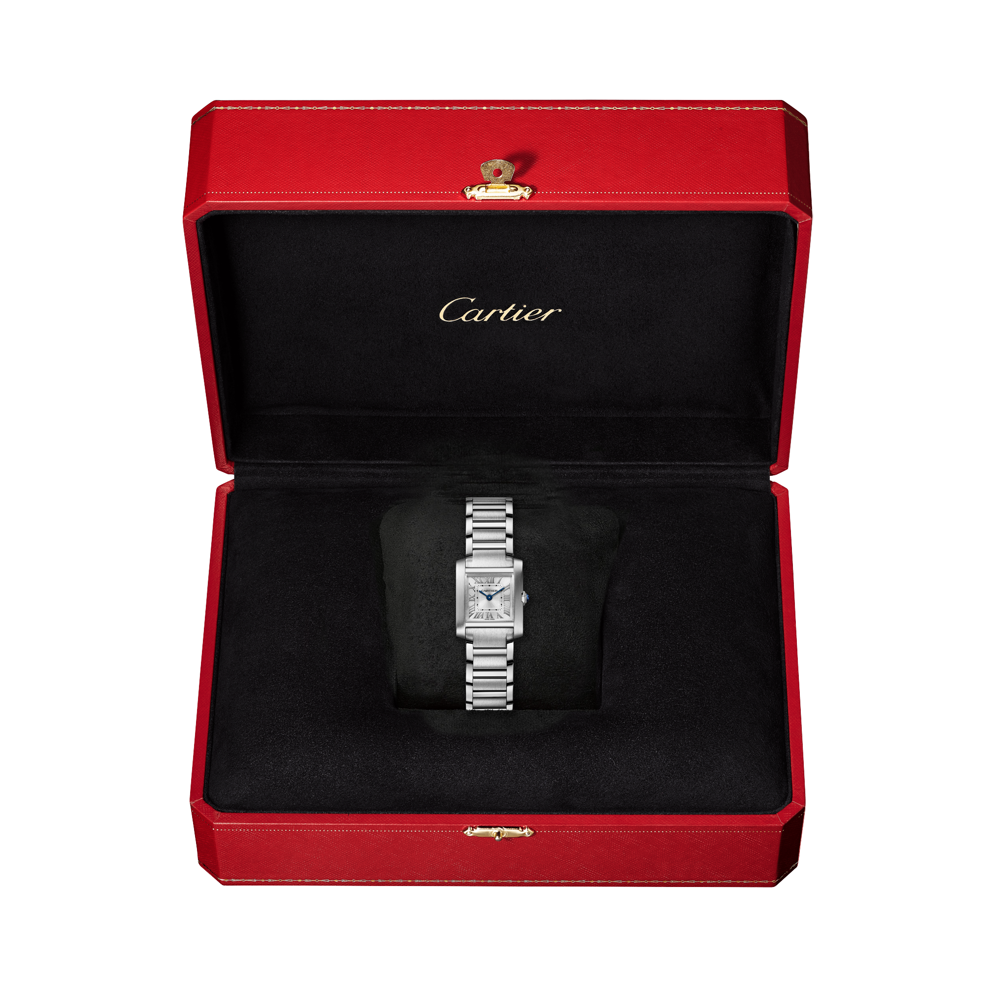 Cartier Tank Française 21.2mm, Silver Dial, Roman Numerals_4