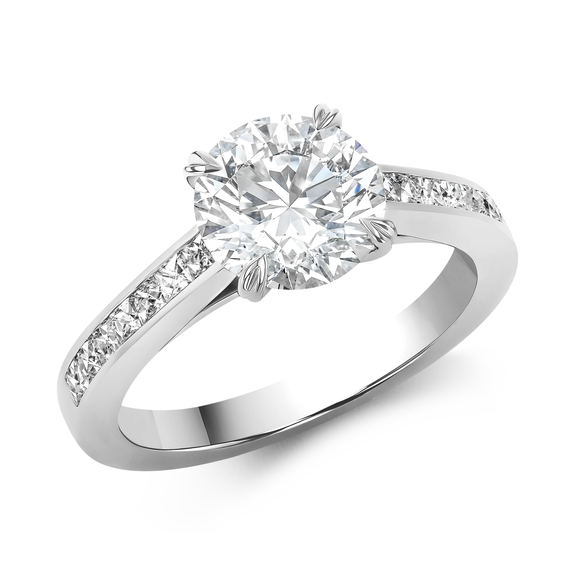 Gatsby 2.01ct Diamond Solitaire Ring Brilliant cut, Claw set_1