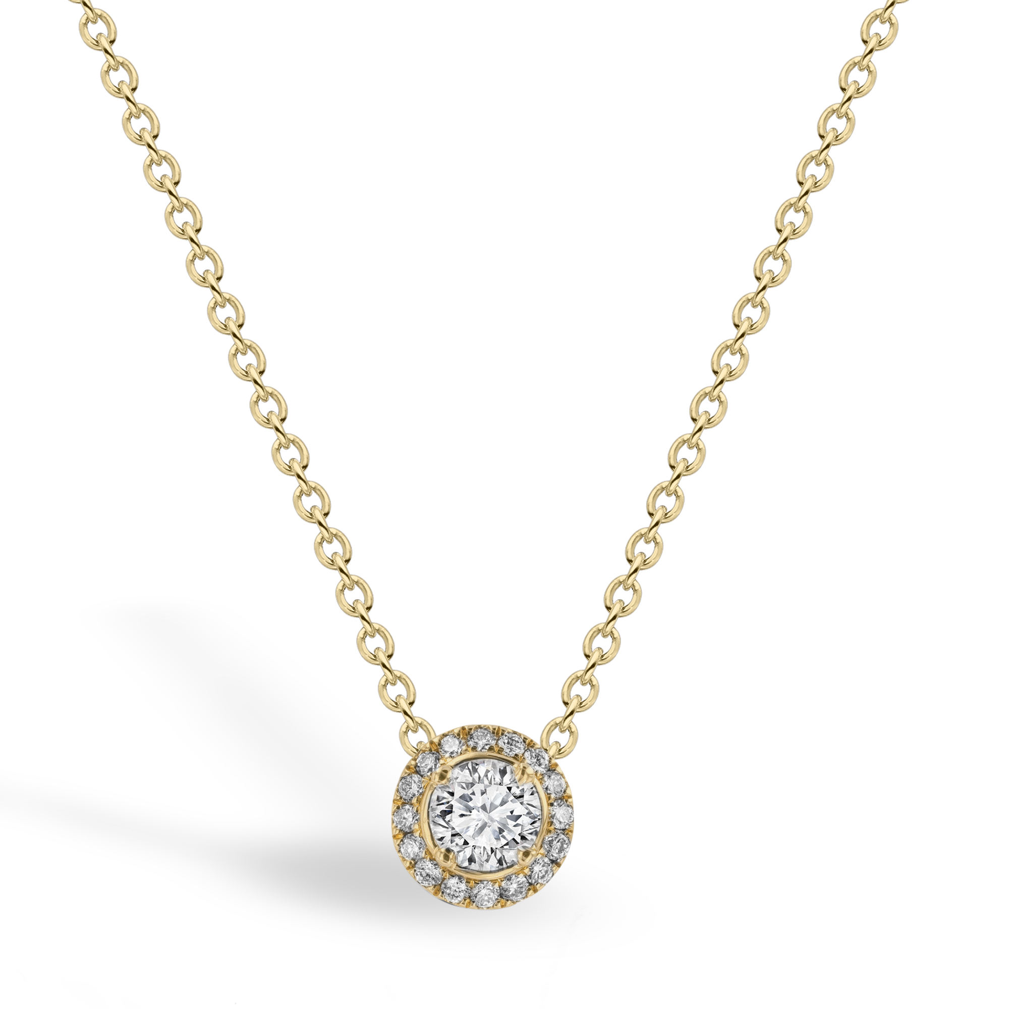 Celestial 0.30ct Diamond Cluster Pendant Brilliant cut, Claw set_1