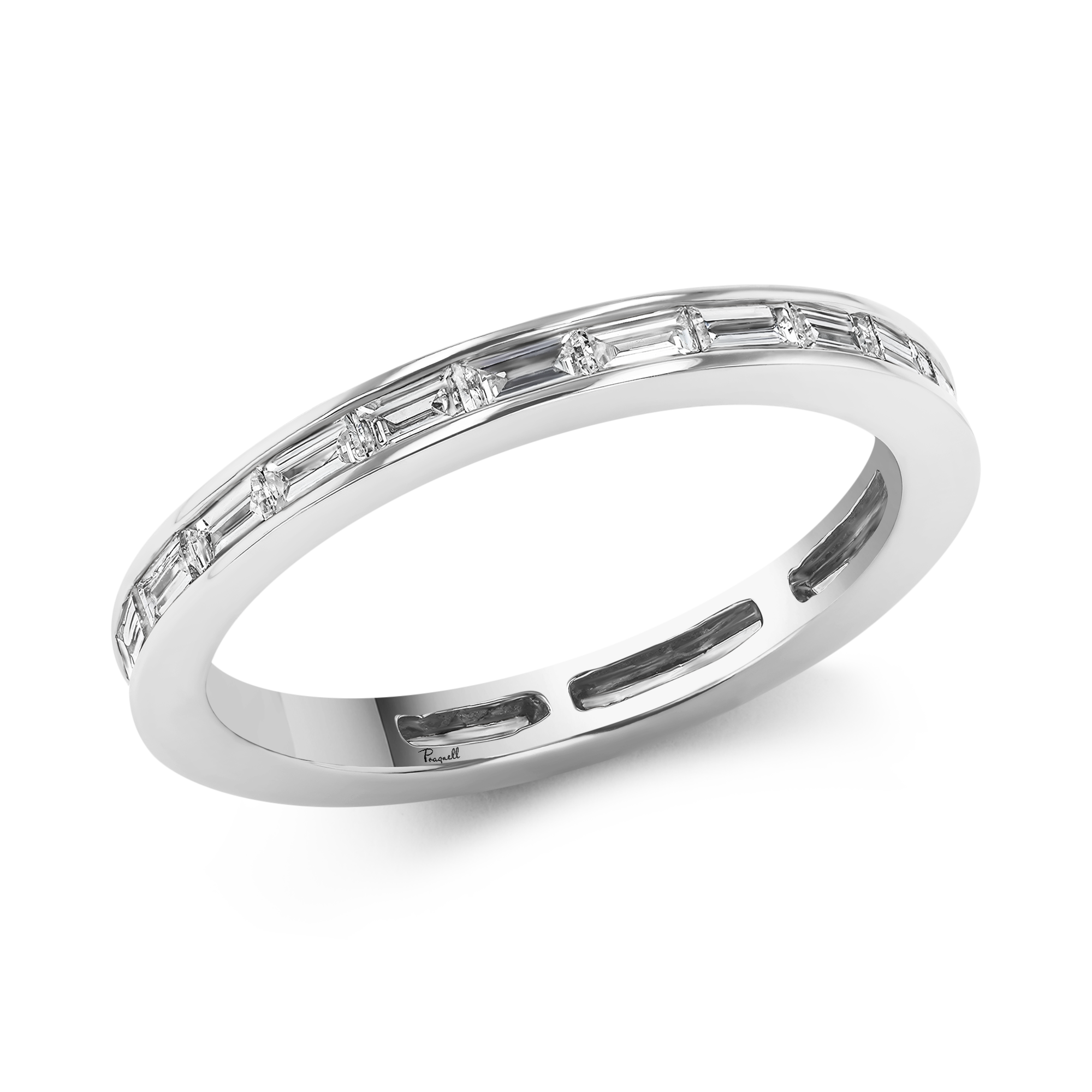 Baguette Cut 0.86ct Diamond Full Eternity Ring Baguette Cut, Channel Set_1