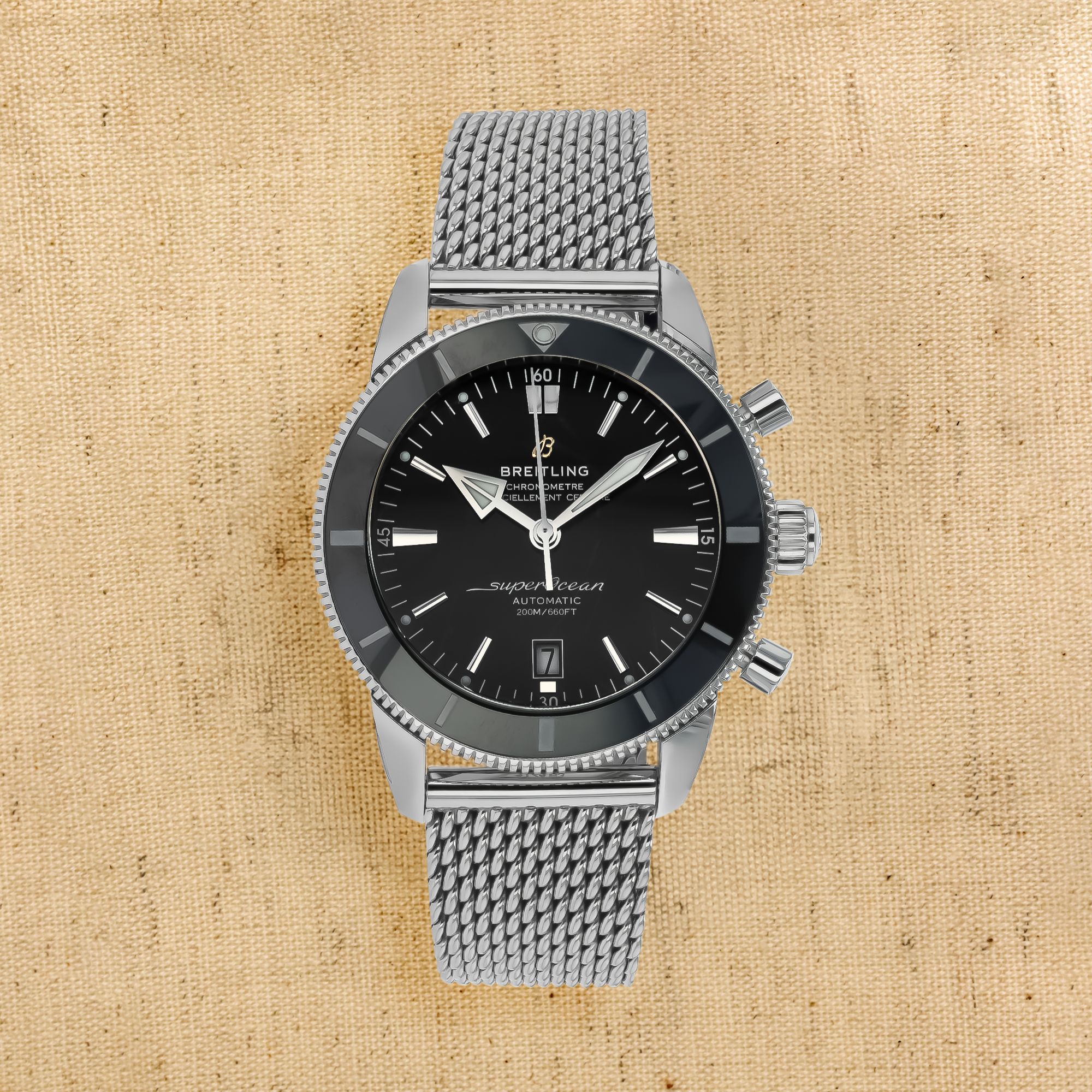 Pre-Owned Breitling Superocean Heritage B20 Automatic 46 46mm, Black Dial, Baton Numerals_1