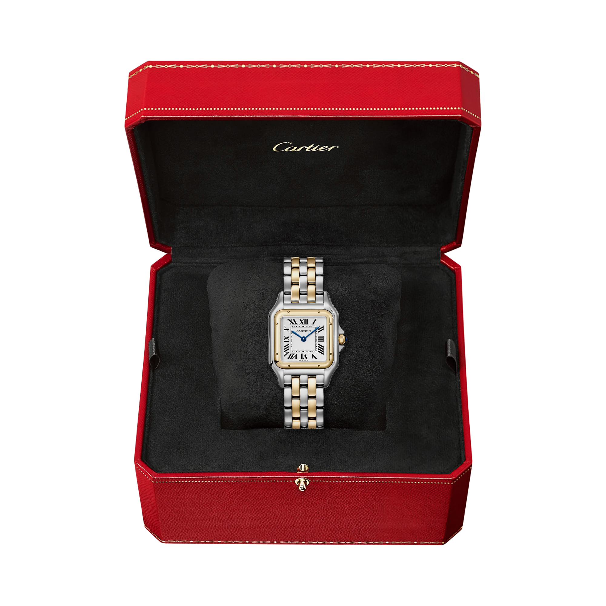Cartier Panthère de Cartier Medium, Silver Dial, Roman Numerals_4