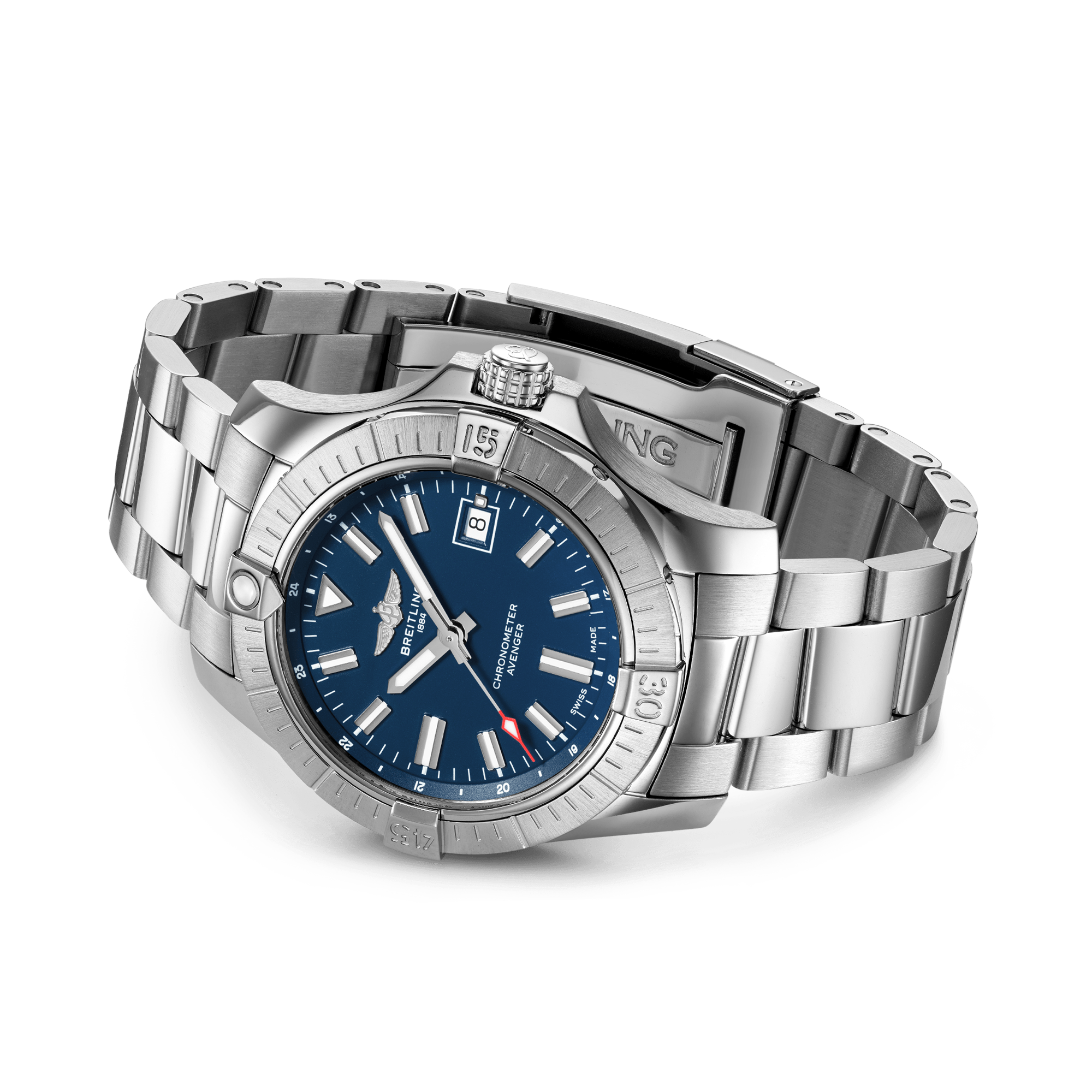 Breitling Avenger Automatic 43 43mm, Blue Dial, Baton Numeral_4