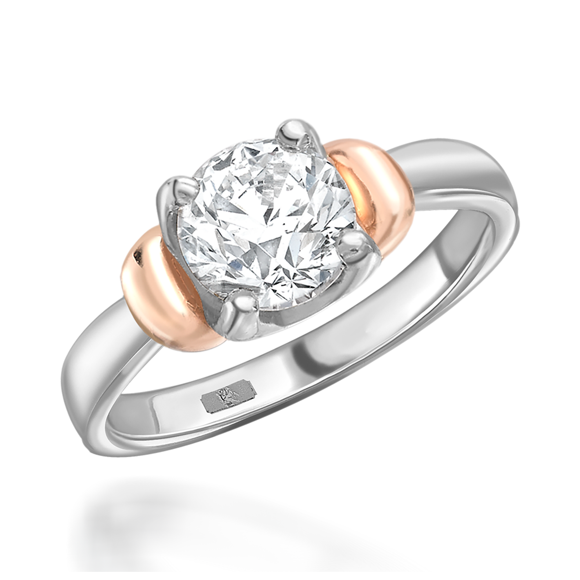 1.01CT Diamond Solitaire Ring Brilliant Cut, Solitaire, Four Claw Set_1