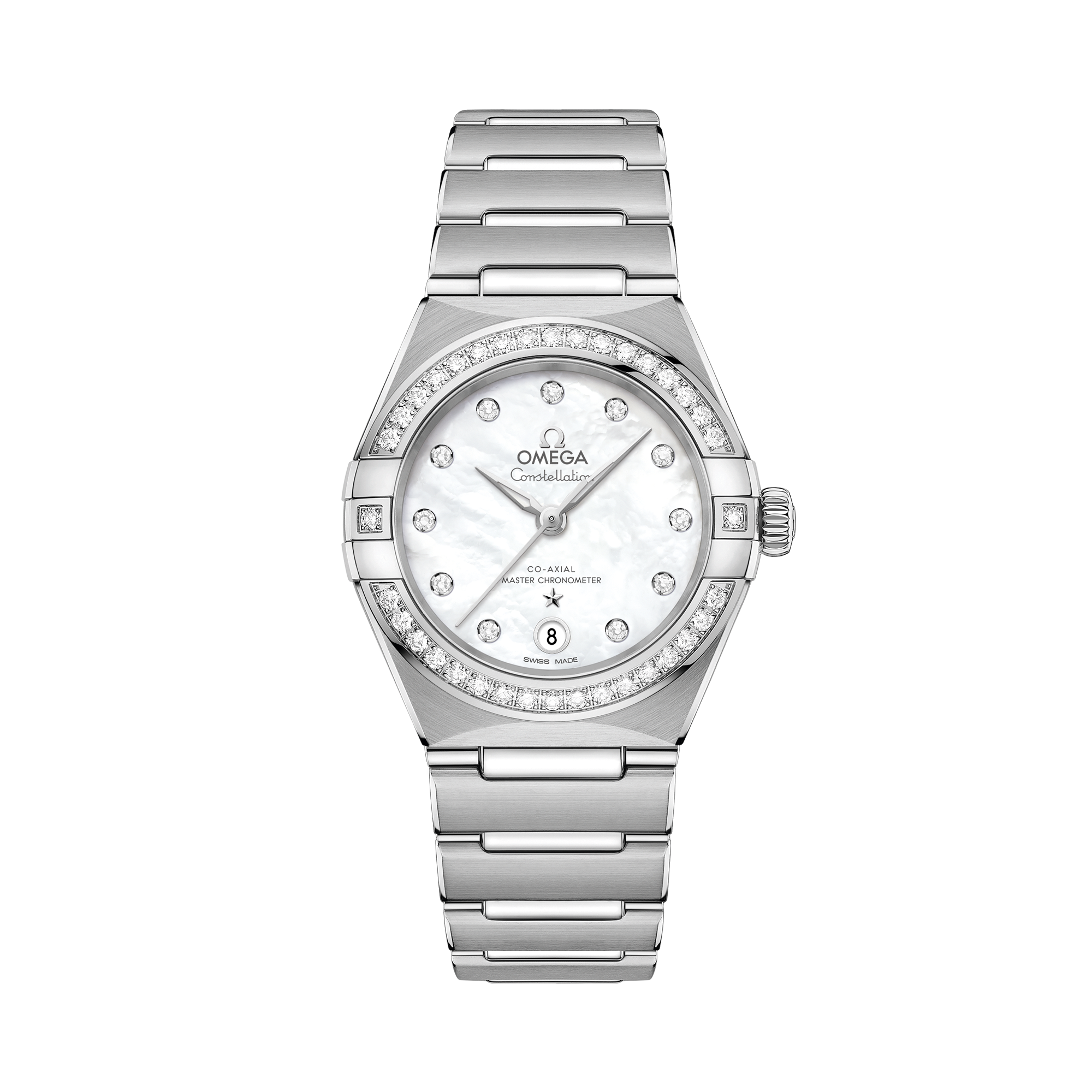 OMEGA Constellation 29mm, Mother of Pearl Dial, Diamond Numerals_1