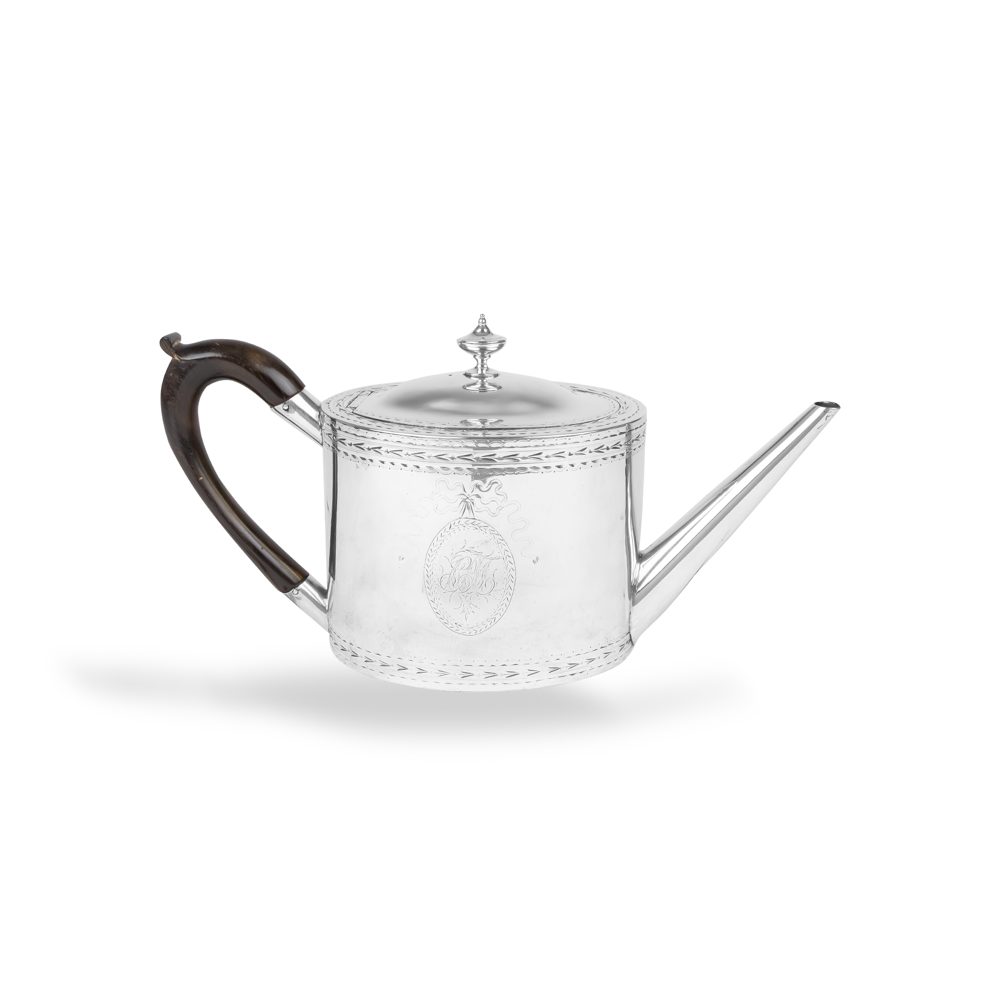 Silver George III Tea Pot Hallmarked London_1