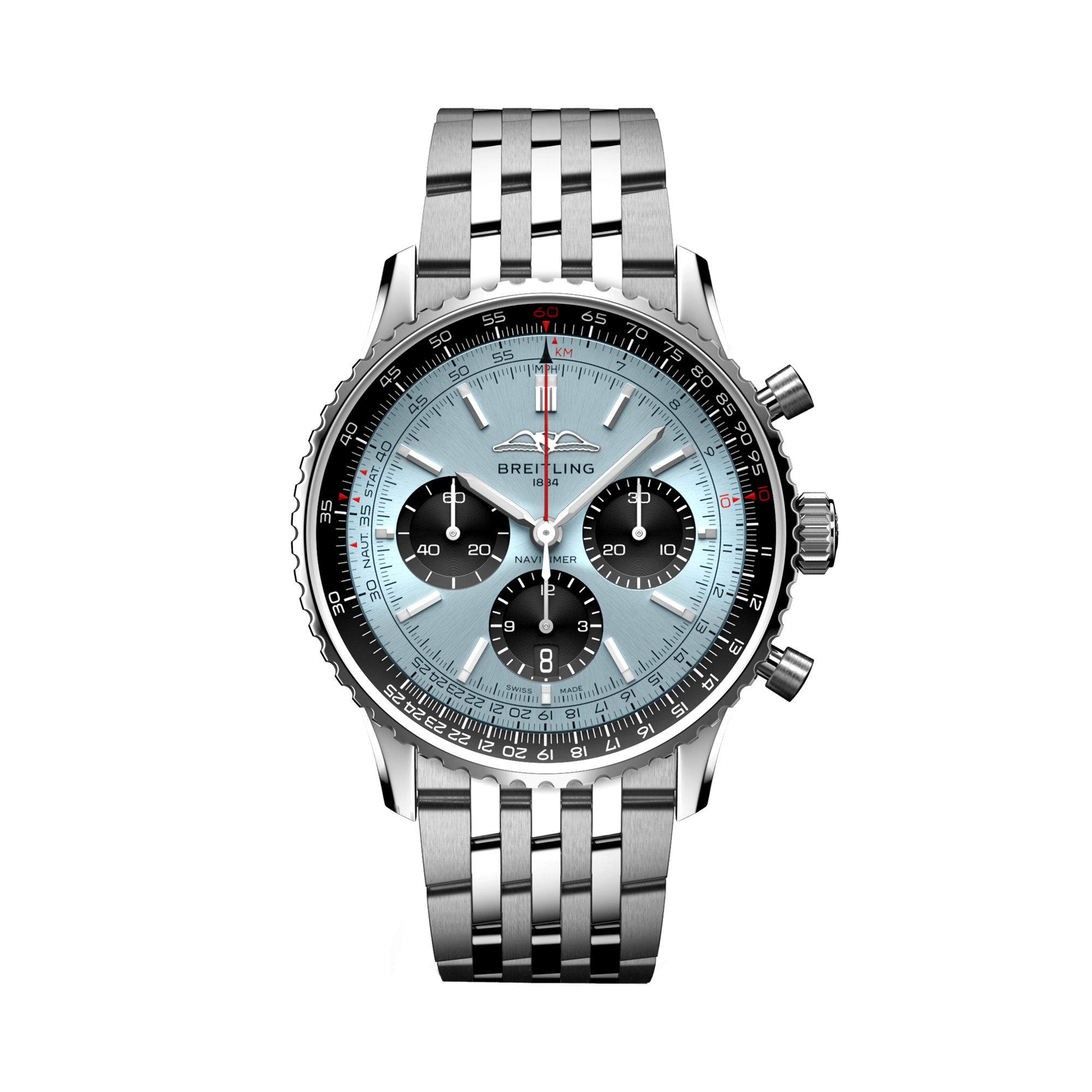 Breitling Navitimer B01 Chronograph 43 43mm, Ice Blue Dial, Baton Numerals_1