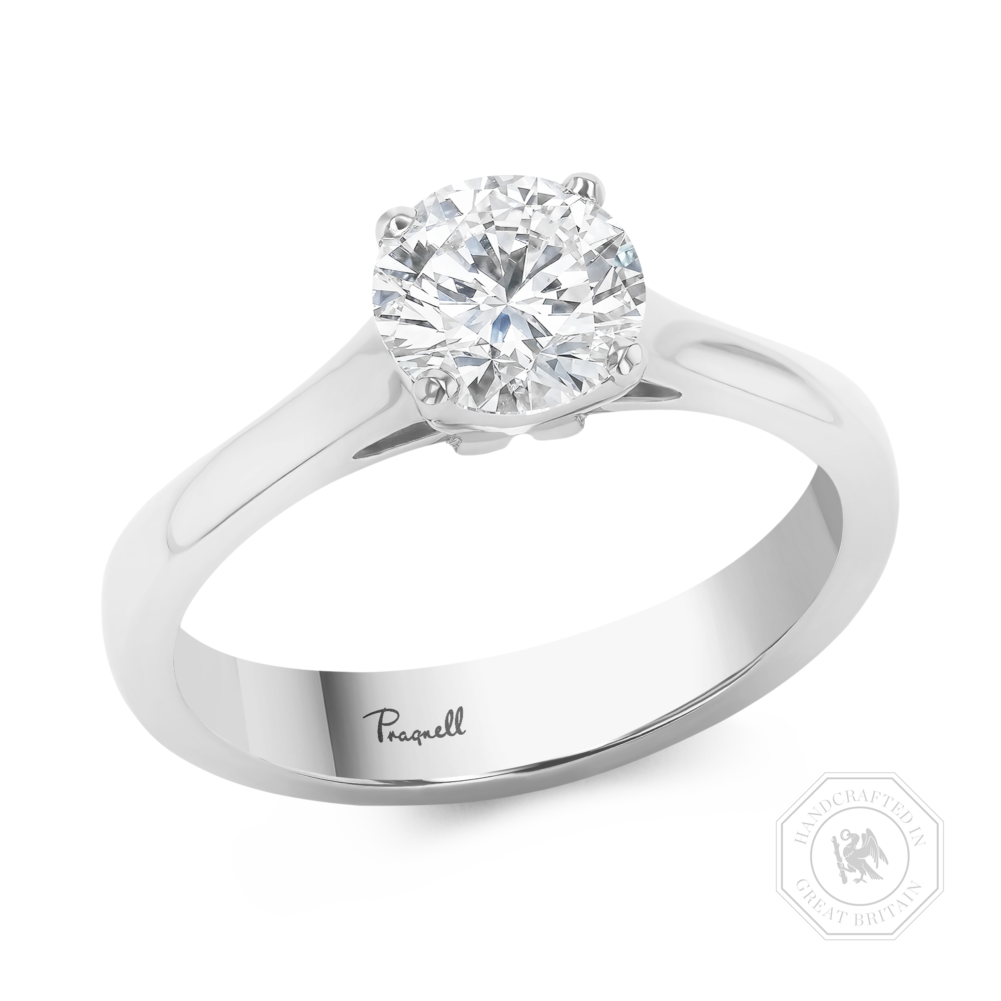Brilliant Cut 1.02ct South African Diamond Solitaire Ring Brilliant cut, Claw set_1