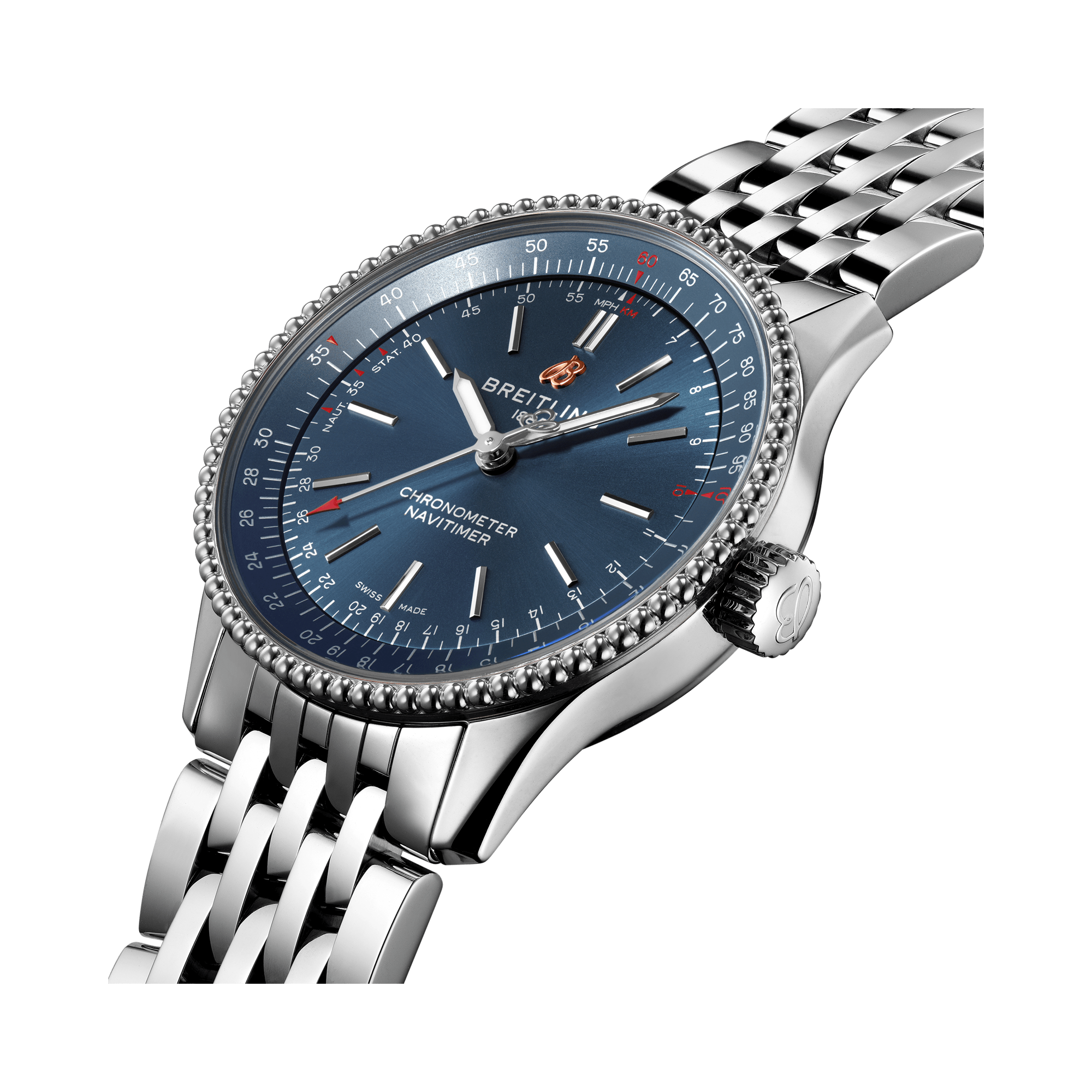 Breitling Navitimer Automatic 35 35mm, Blue Dial, Baton Numerals_3