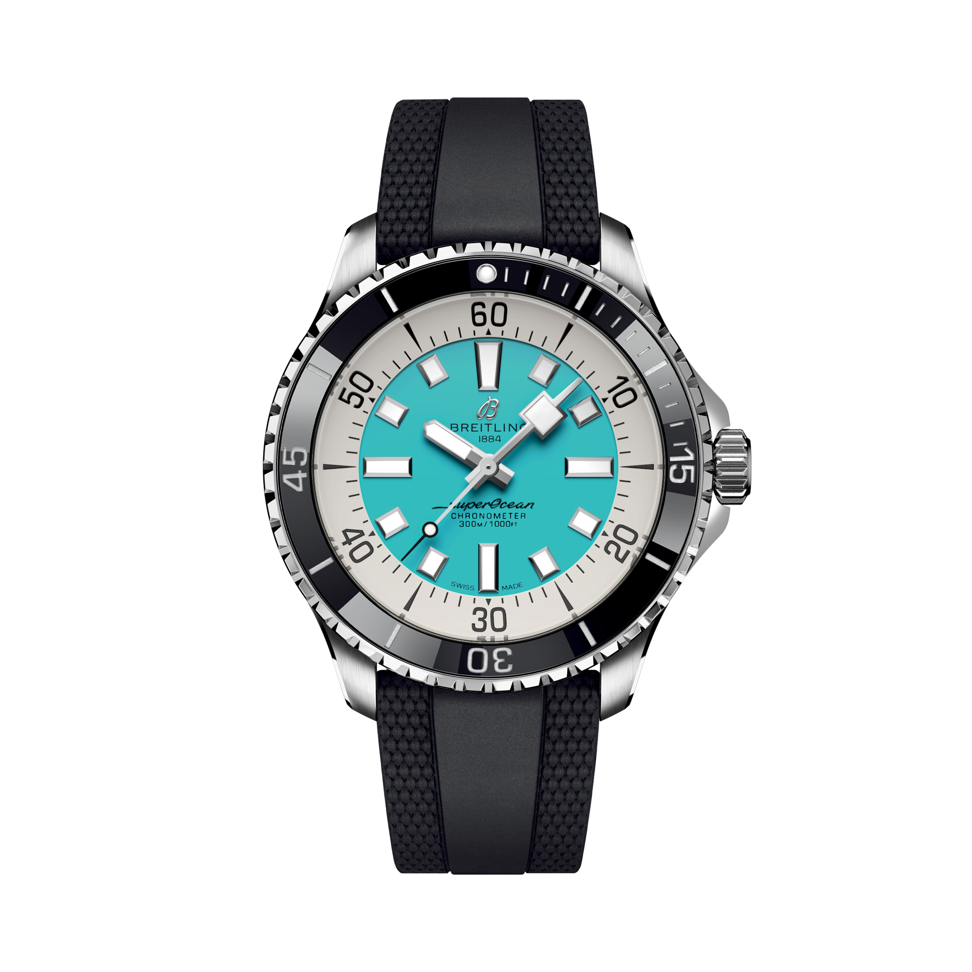 Breitling Superocean Automatic 44 44mm, Turquoise Dial, Arabic & Baton Numerals_1
