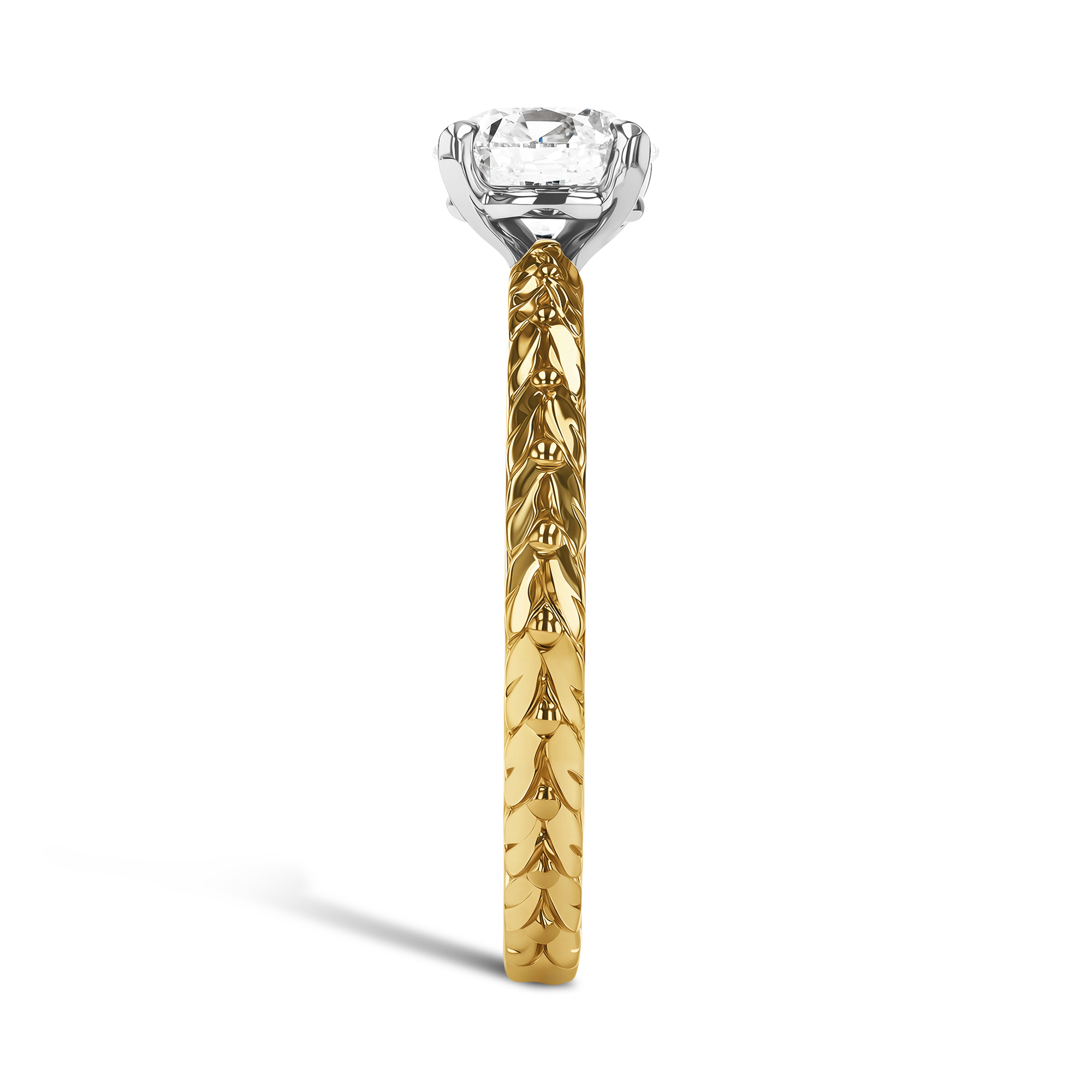 Apple Blossom 1.03ct Diamond Solitaire Ring Brilliant cut, Claw set_4