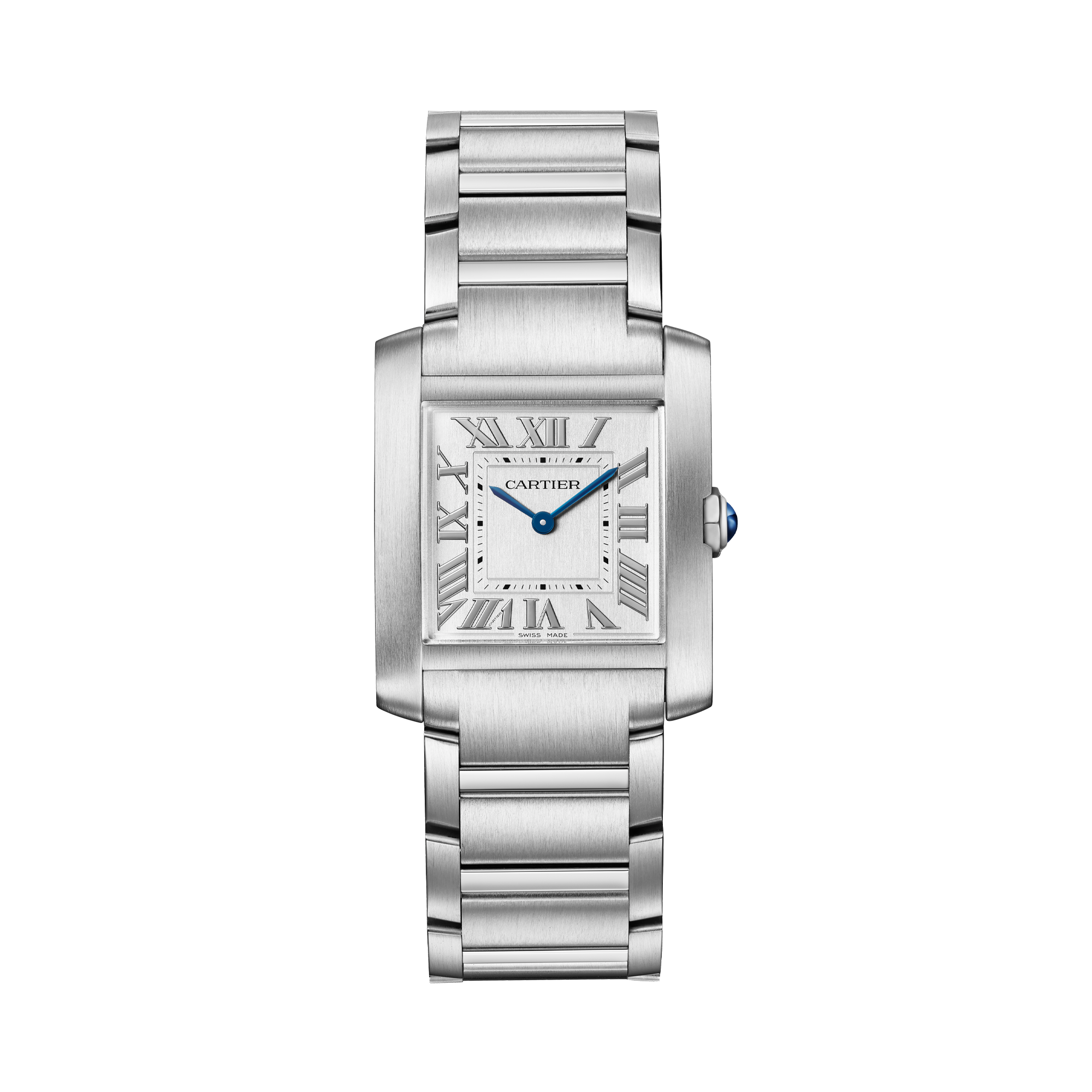 Cartier Tank Française Small, Silver Dial, Roman Numerals_1
