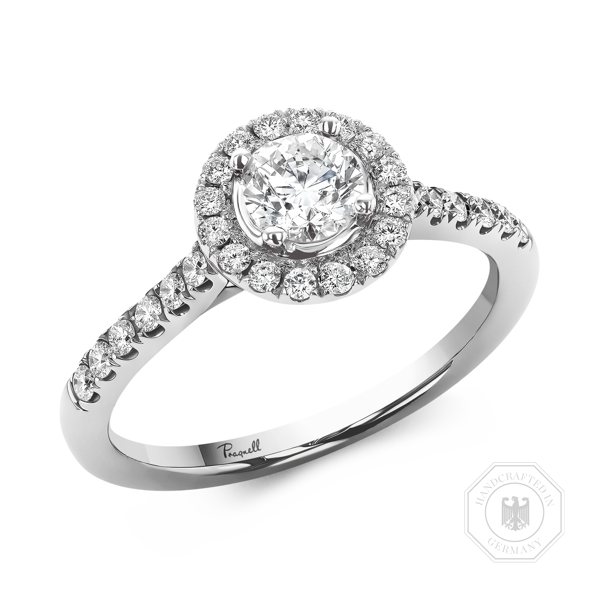 Celestial 0.50ct Brilliant Cut Diamond Cluster Ring Brilliant cut, Claw set_1