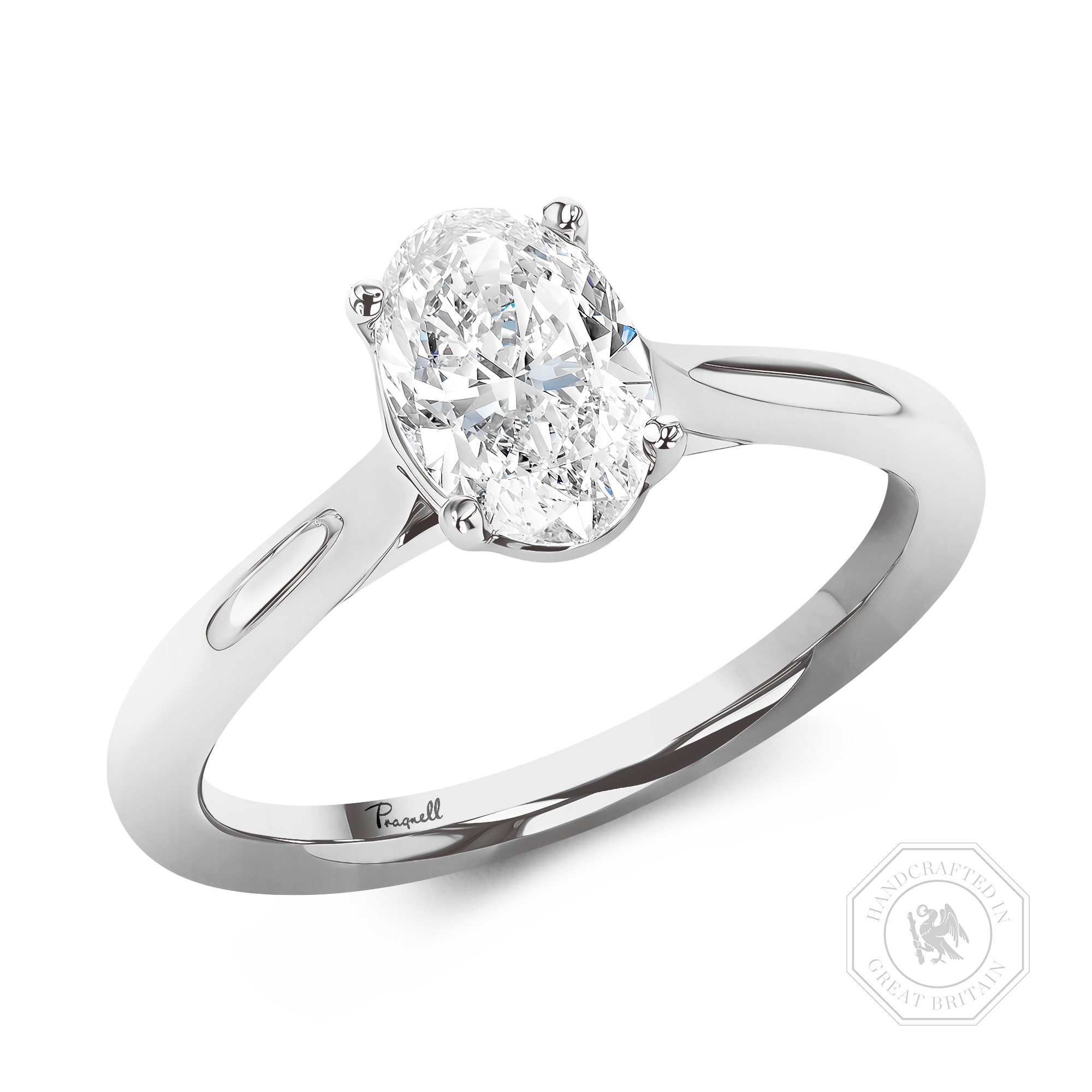 Gaia 1.01ct Oval Cut Diamond Ring Oval Cut, Claw Set_1