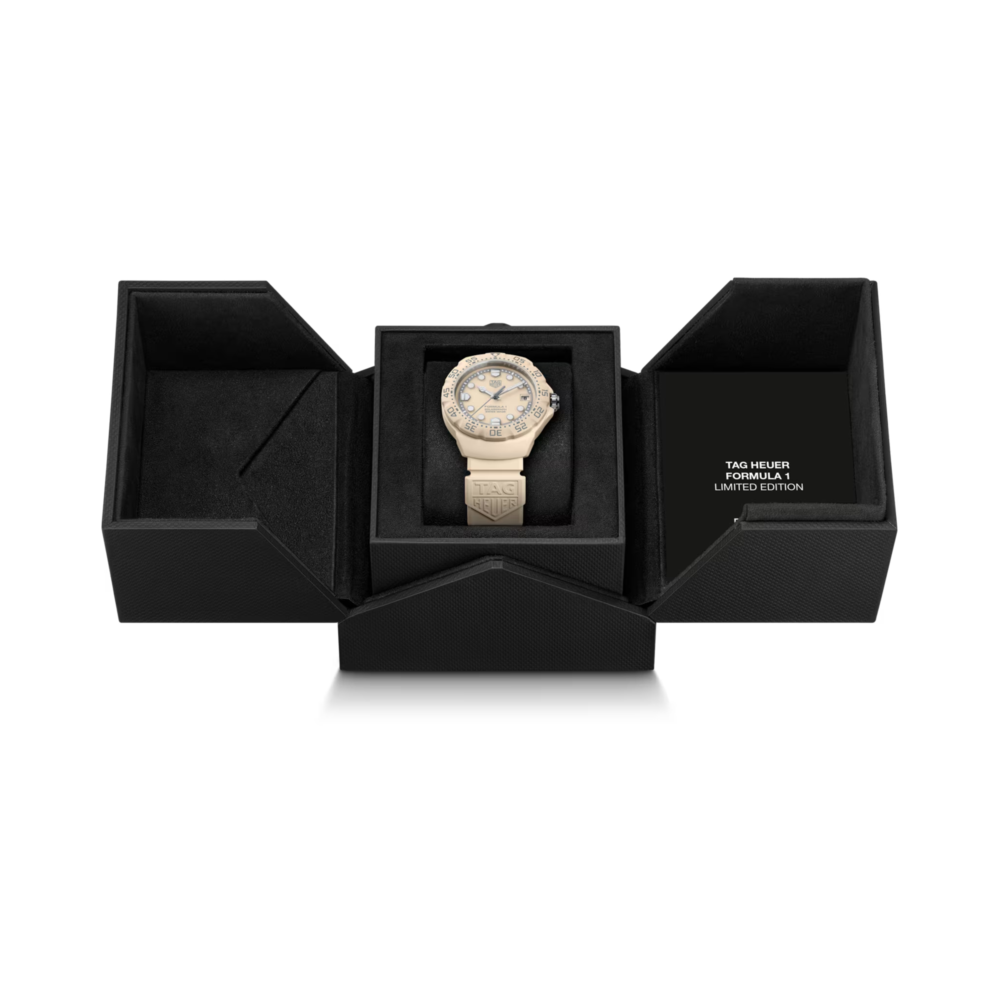 TAG Heuer Formula 1 SolarGraph 38mm, Beige Dial, Dot Numerals_6