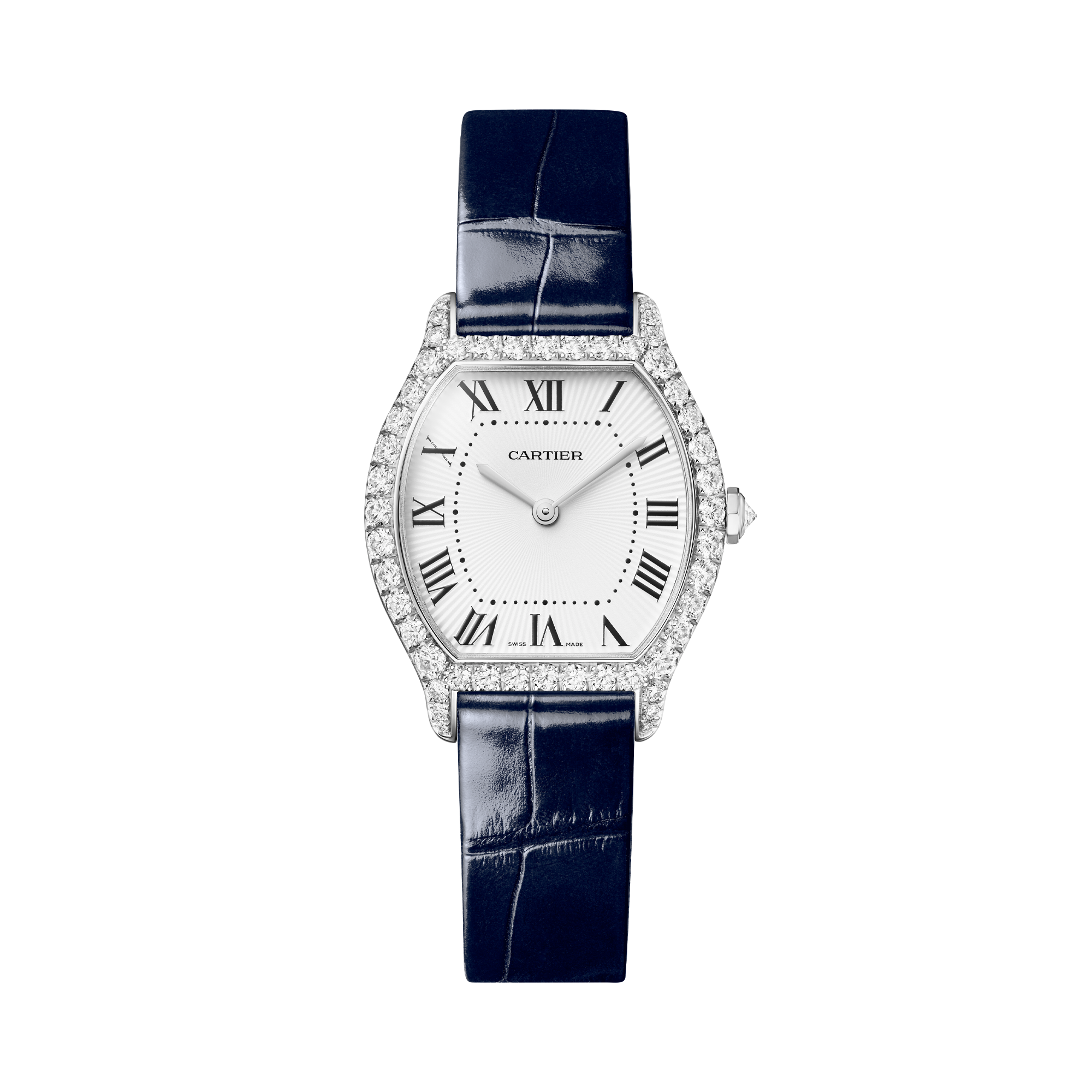 Cartier Tortue 26.7mm, White Dial, Roman Numerals_1