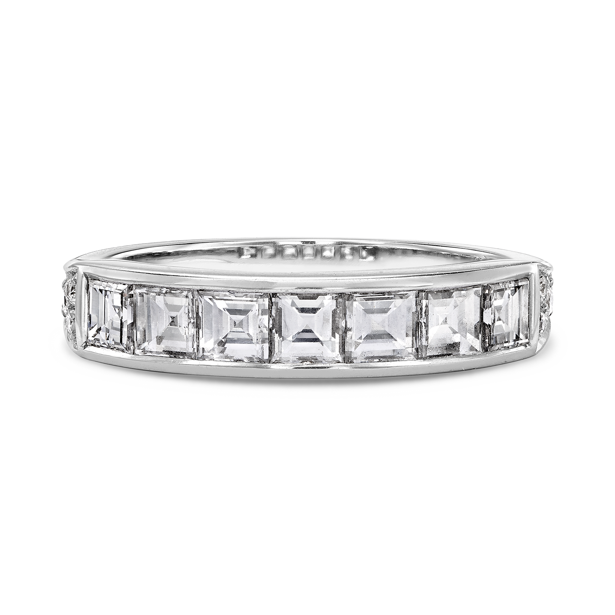 Antrobus 1.13ct Diamond Half Eternity Ring Carré Cut, Channel Set_2