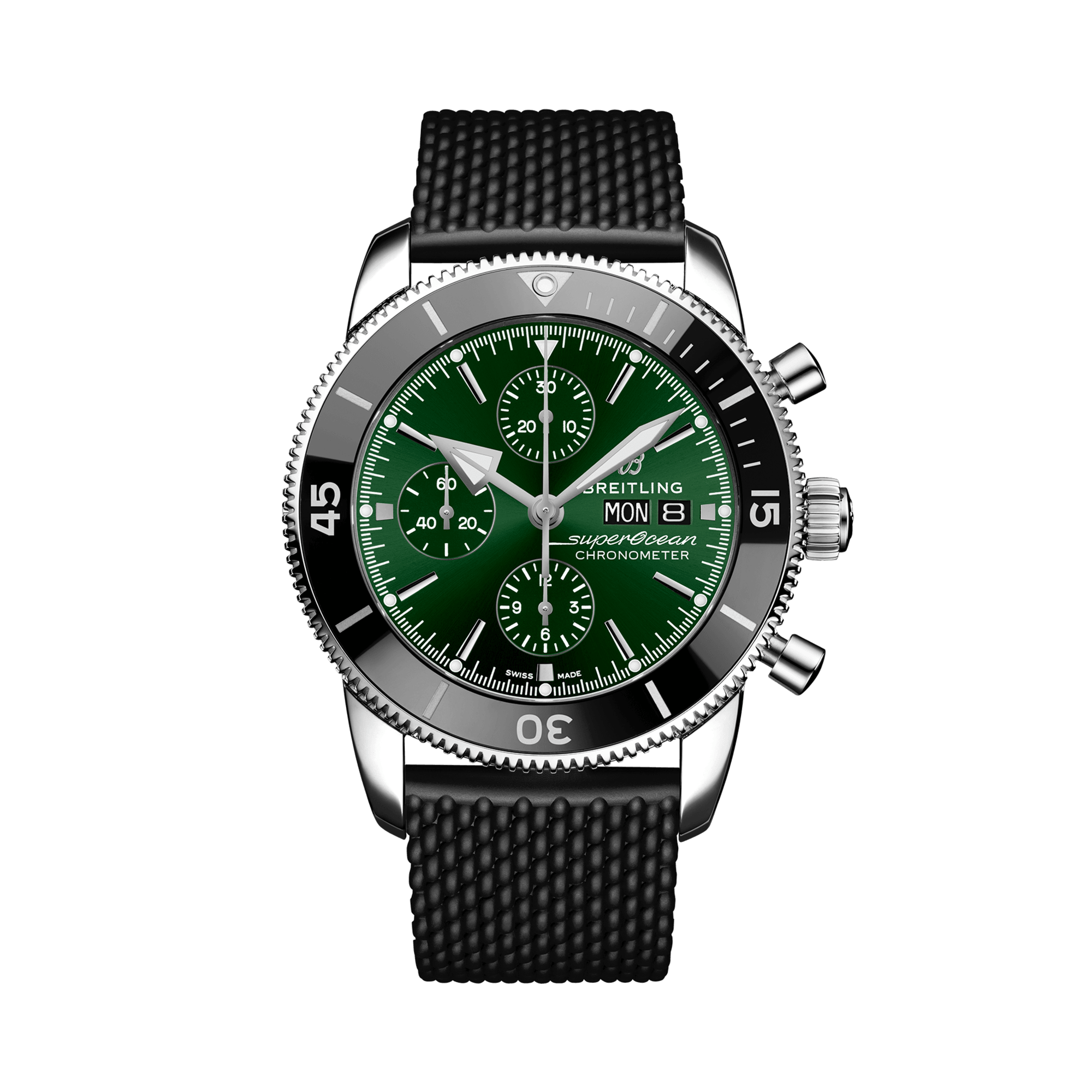 Breitling Superocean Heritage Chronograph 44 44mm, Green Dial, Baton Numeral_1