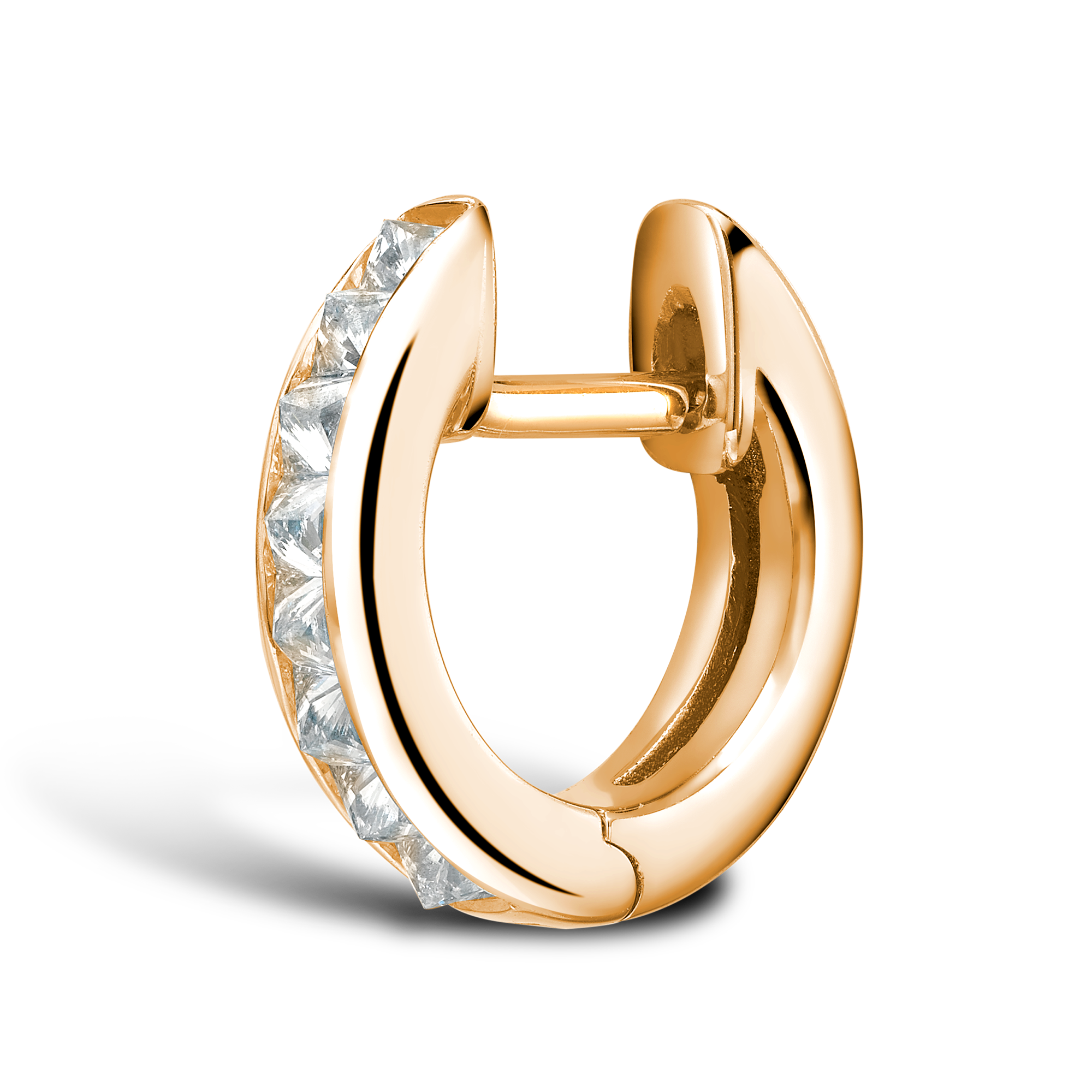 RockChic Diamond Hoop Earring Princess Cut_2