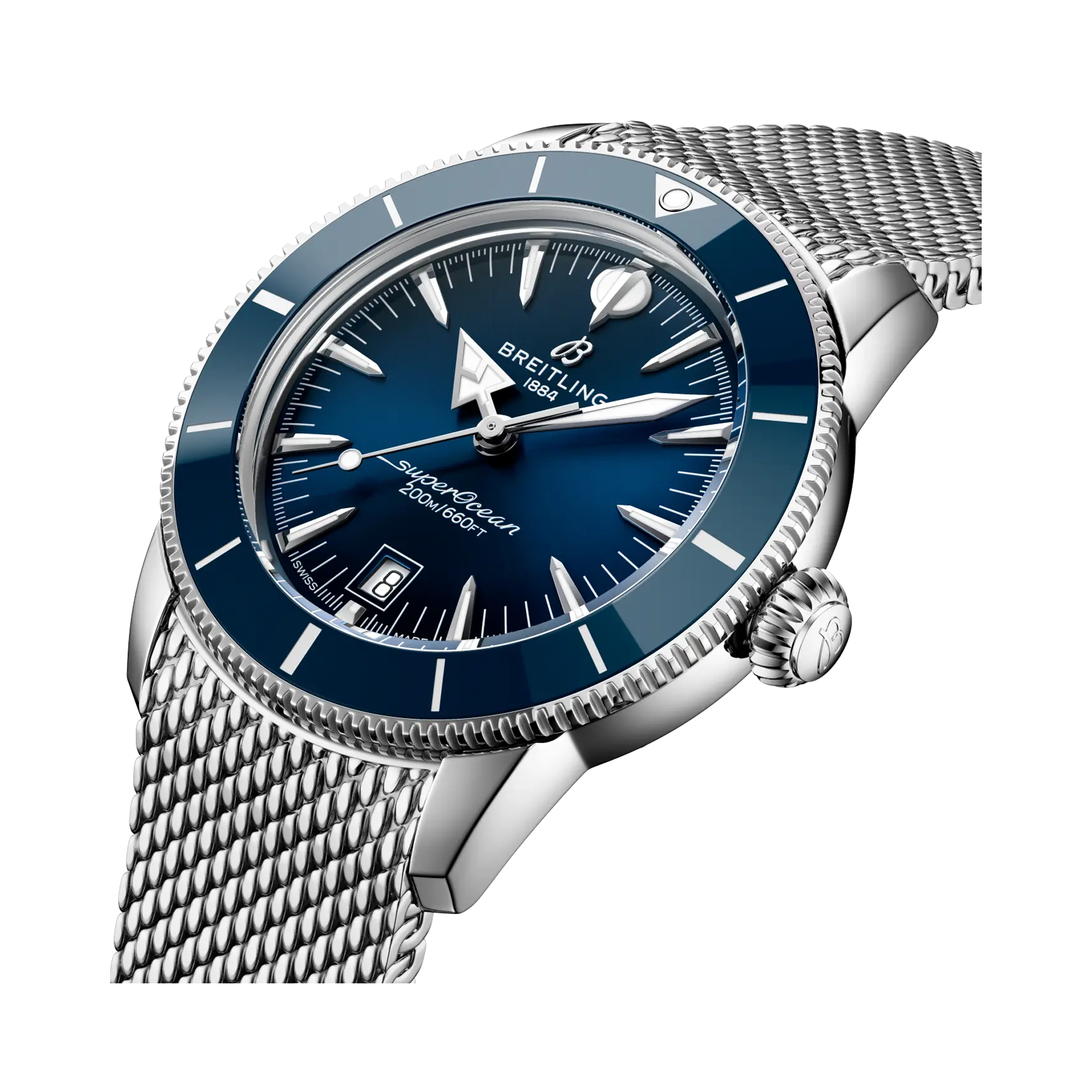 Breitling Superocean Heritage B31 Automatic 42 42mm, Blue Dial, Baton Numerals_2