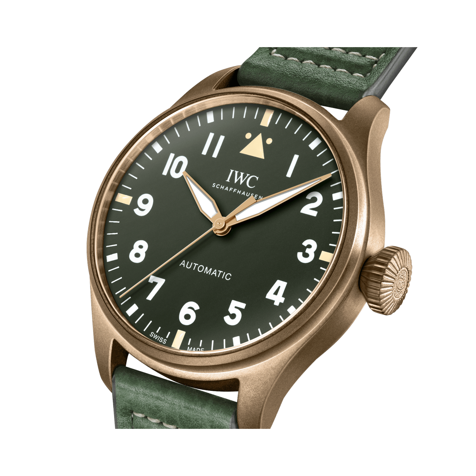 IWC Big Pilot's 43 Spitfire 43mm, Green Dial, Arabic Numerals_2